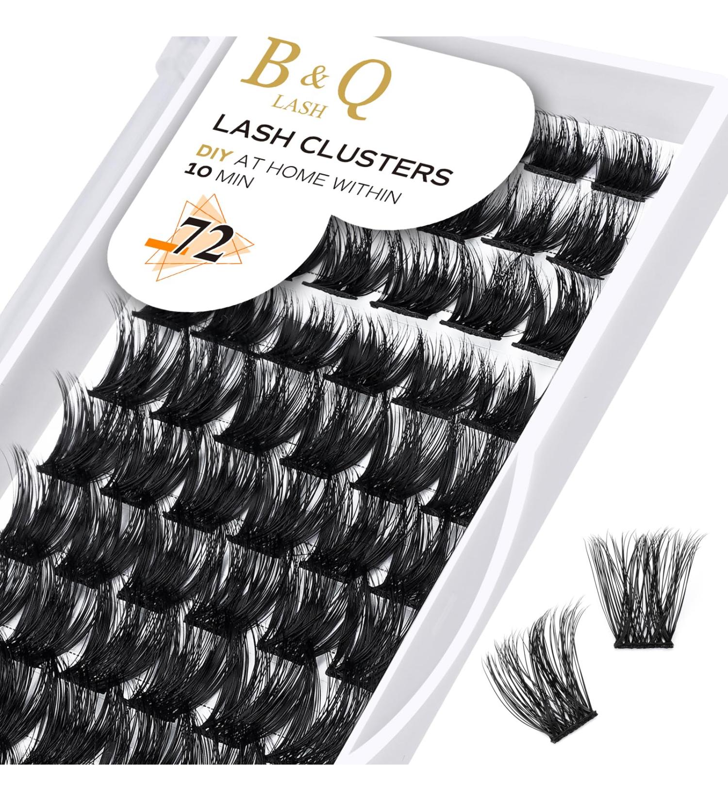 D-16mm B06 Cluster Lashes 16mm 72 Clusters | Mega Volume DIY Soft Fluffy Eyelash Extensions - Buy Online on SooperMarket.com