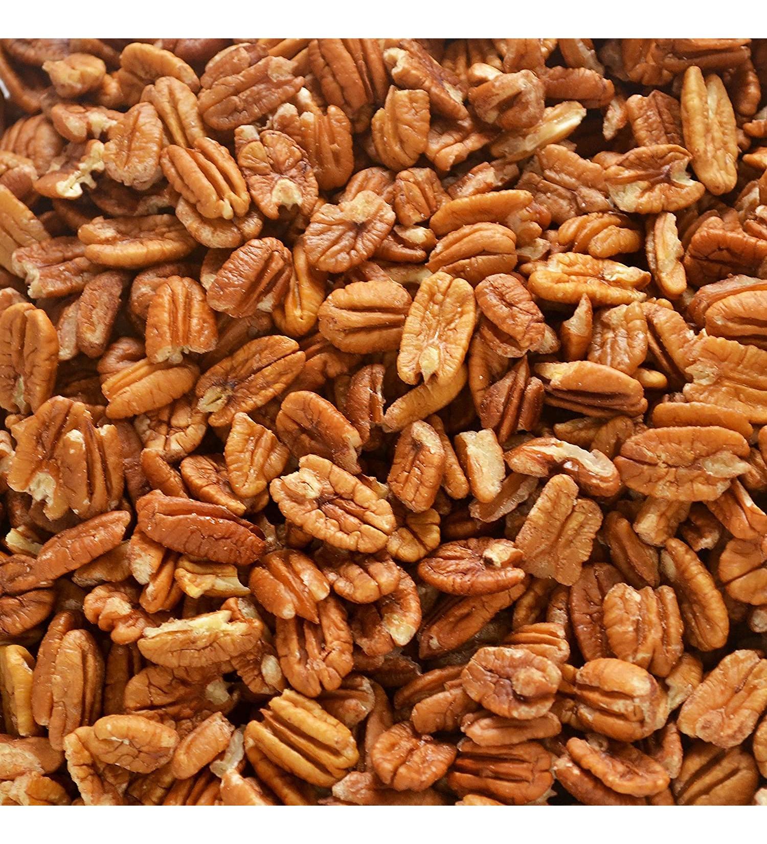 Fresh Texas Native Pecan Halves - 12 oz | Organic Practice, Unsprayed & Raw | Direct Ship | 1 Pack - Buy Online on SooperMarket.com