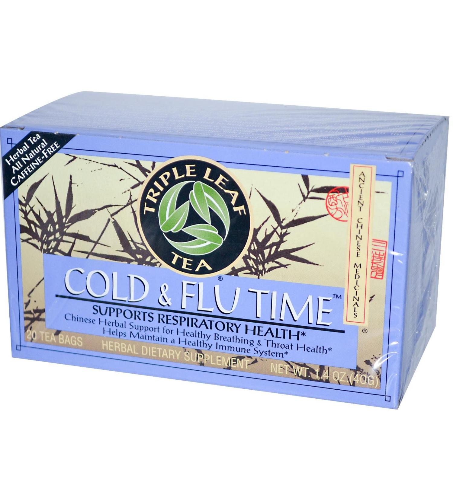 Triple Leaf Tea Cold & Flu Time 20 Tea Bags 1.4 oz (40 g)