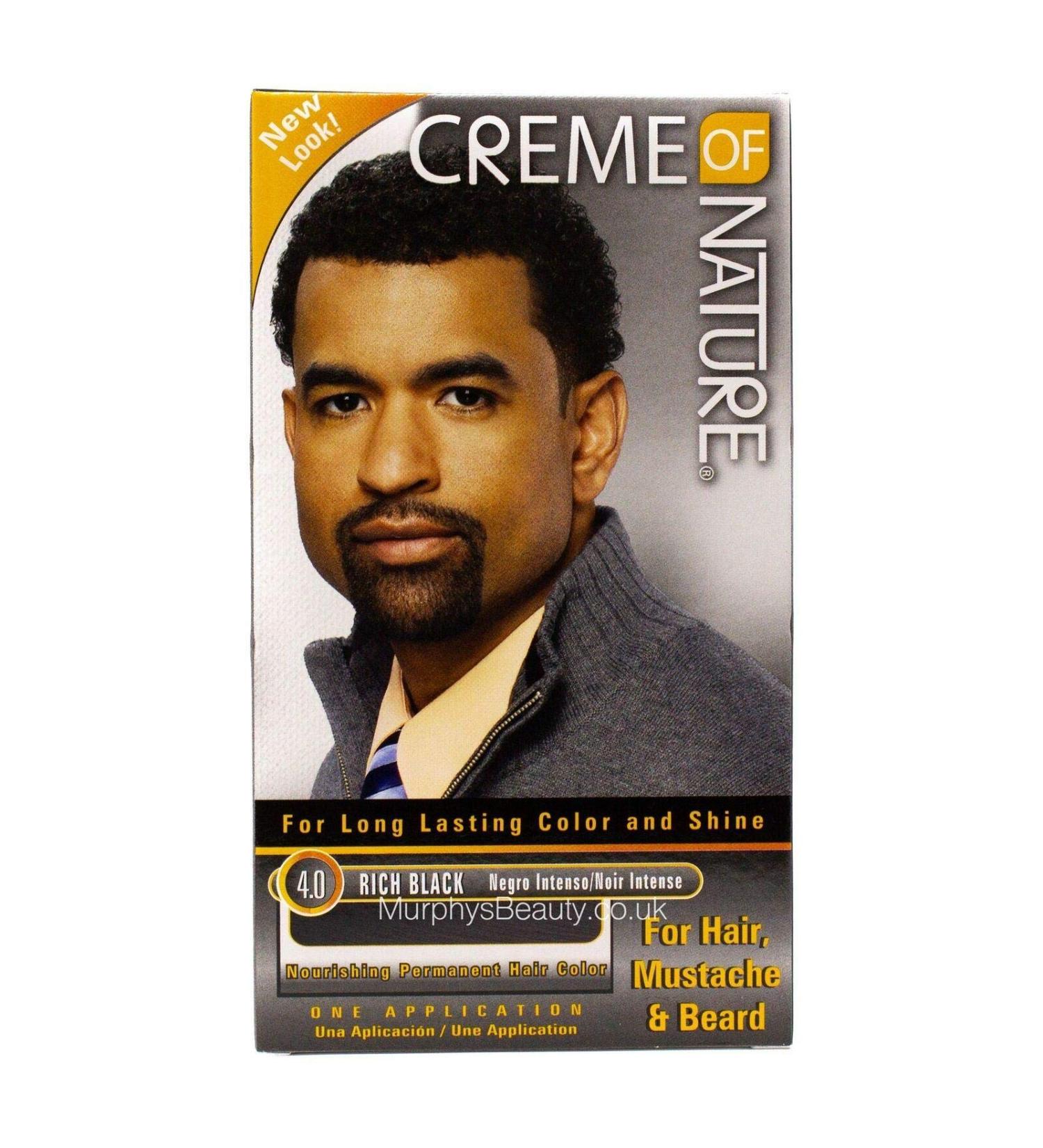 Creme of Nature Color Gel Mens # 4.0 Rich Black
