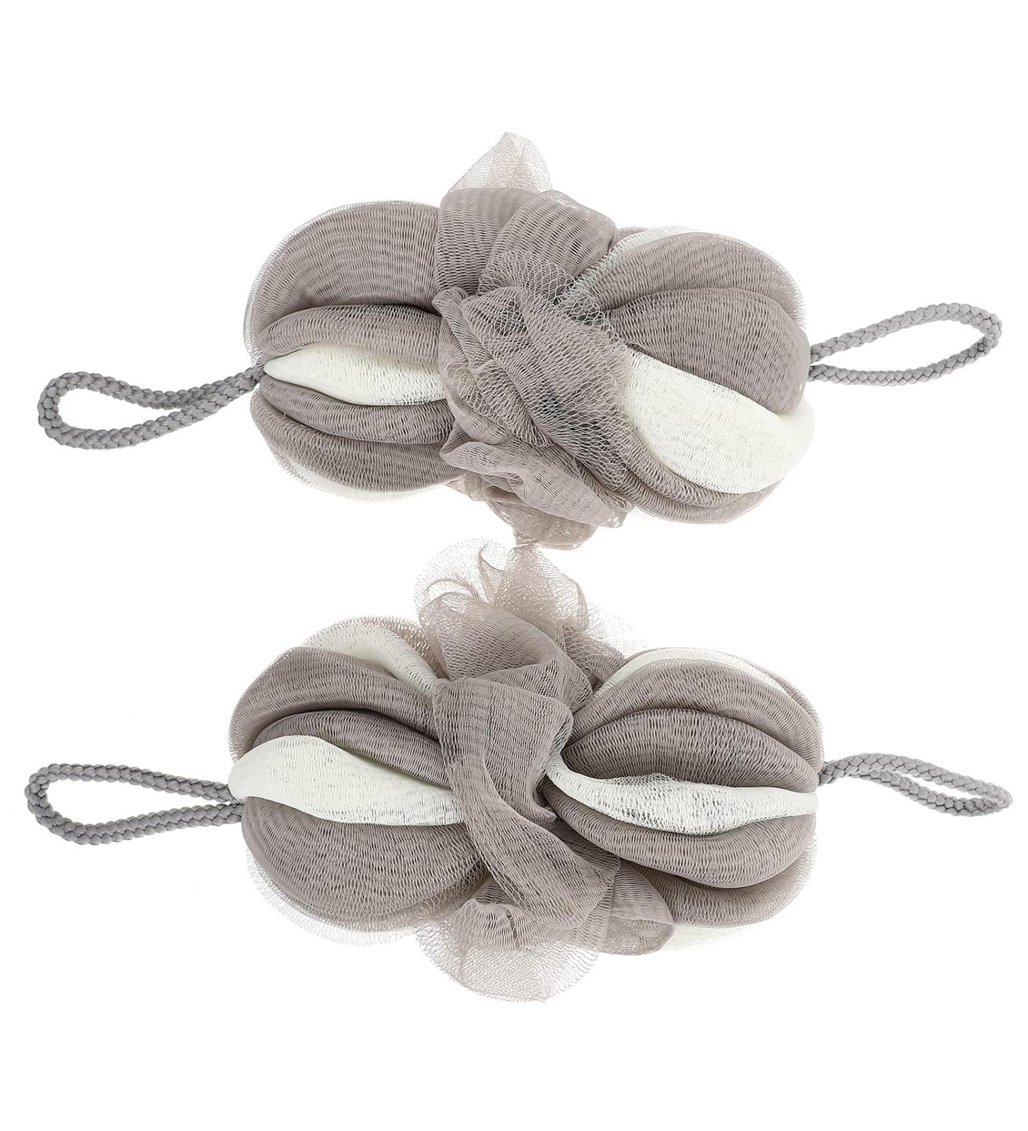 2pcs Cartoon Bath Flowers - Mesh Shower Balls & Bubble Sponges for Home Bathing - International Shipping Available - Buy Online on SooperMarket.com
