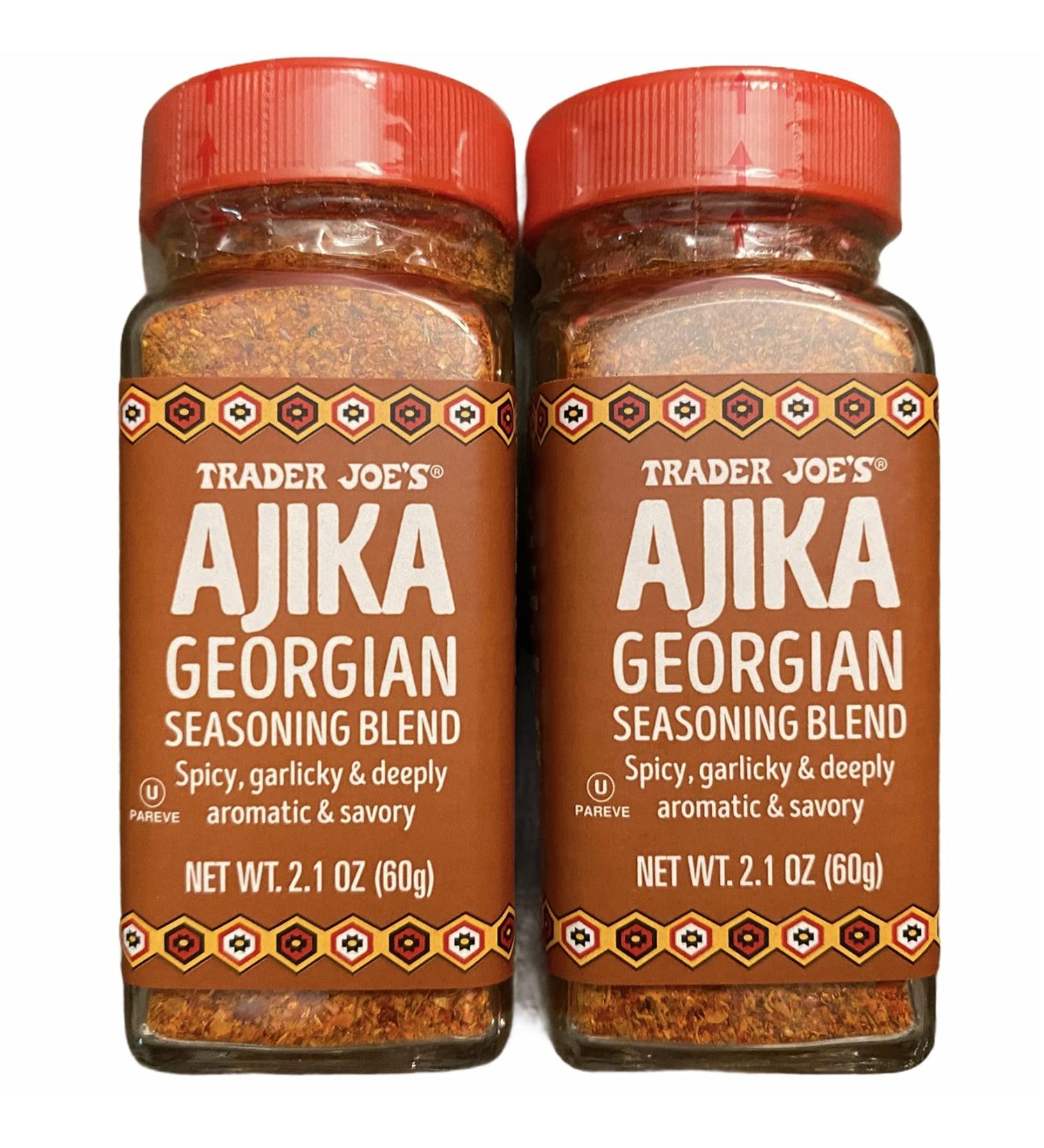 Trader Joe's Ajika Georgian Seasoning Blend (Pack of 2) - Spicy, Garlicky, Aromatic & Savory - Buy Online on SooperMarket.com