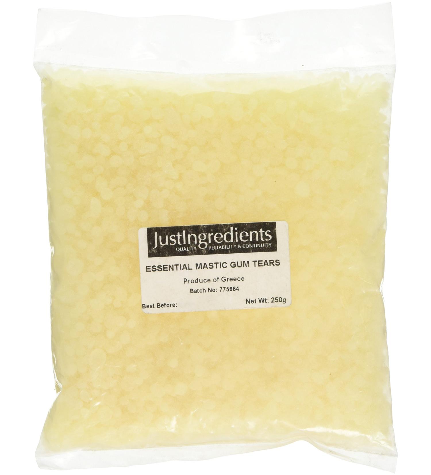 JustIngredients Essentials Mastic Gum 250 g - Buy Online on SooperMarket.com