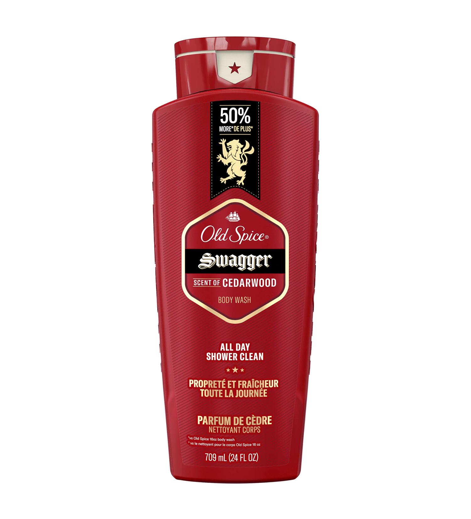 Old Spice Men's Body Wash Swagger Scent of Confidence 709 ml Cedar - Buy Online on SooperMarket.com