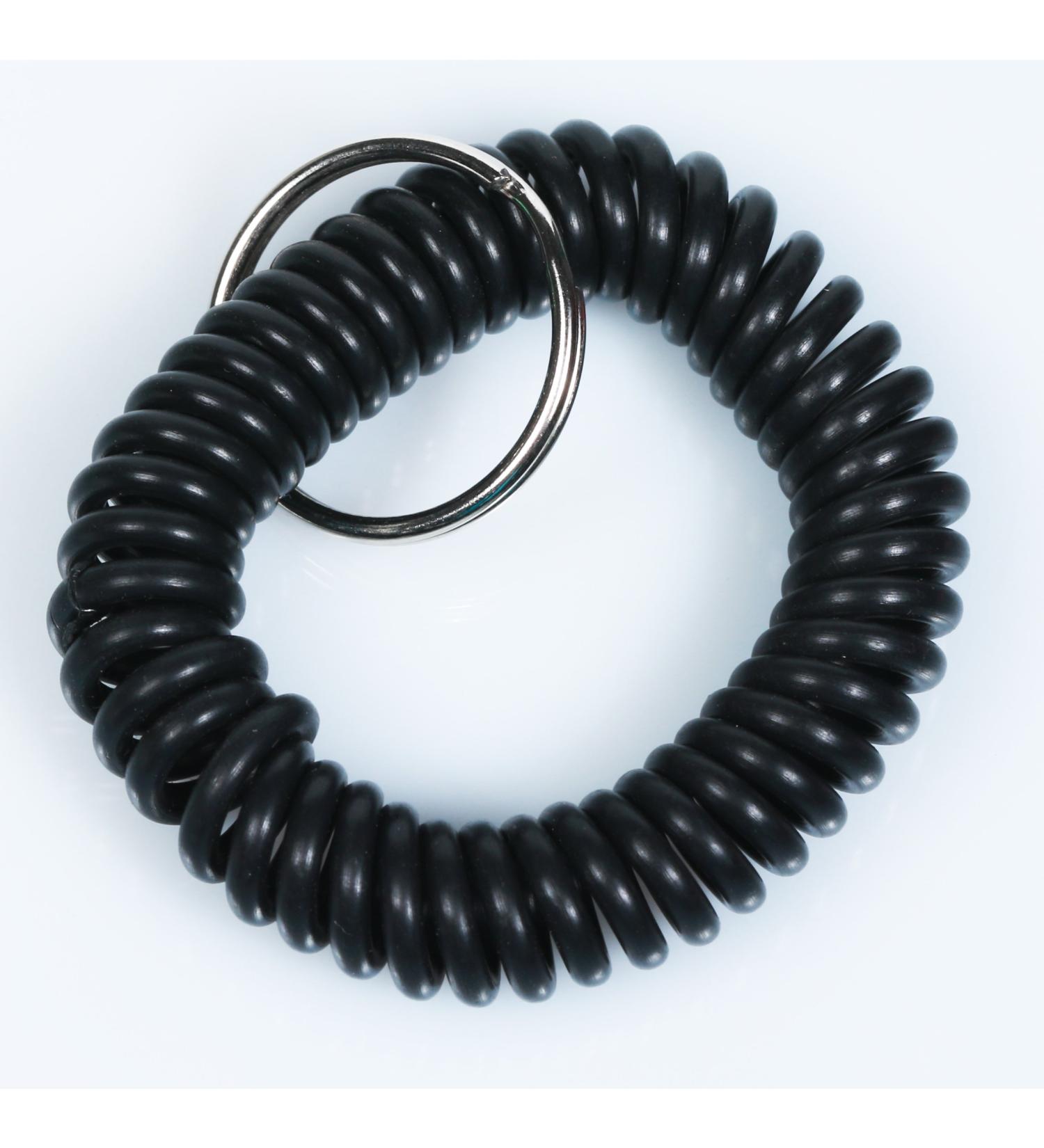 Karen Pryor Spiral Bracelet - Rainbow Colors - Wrist Coil (black)