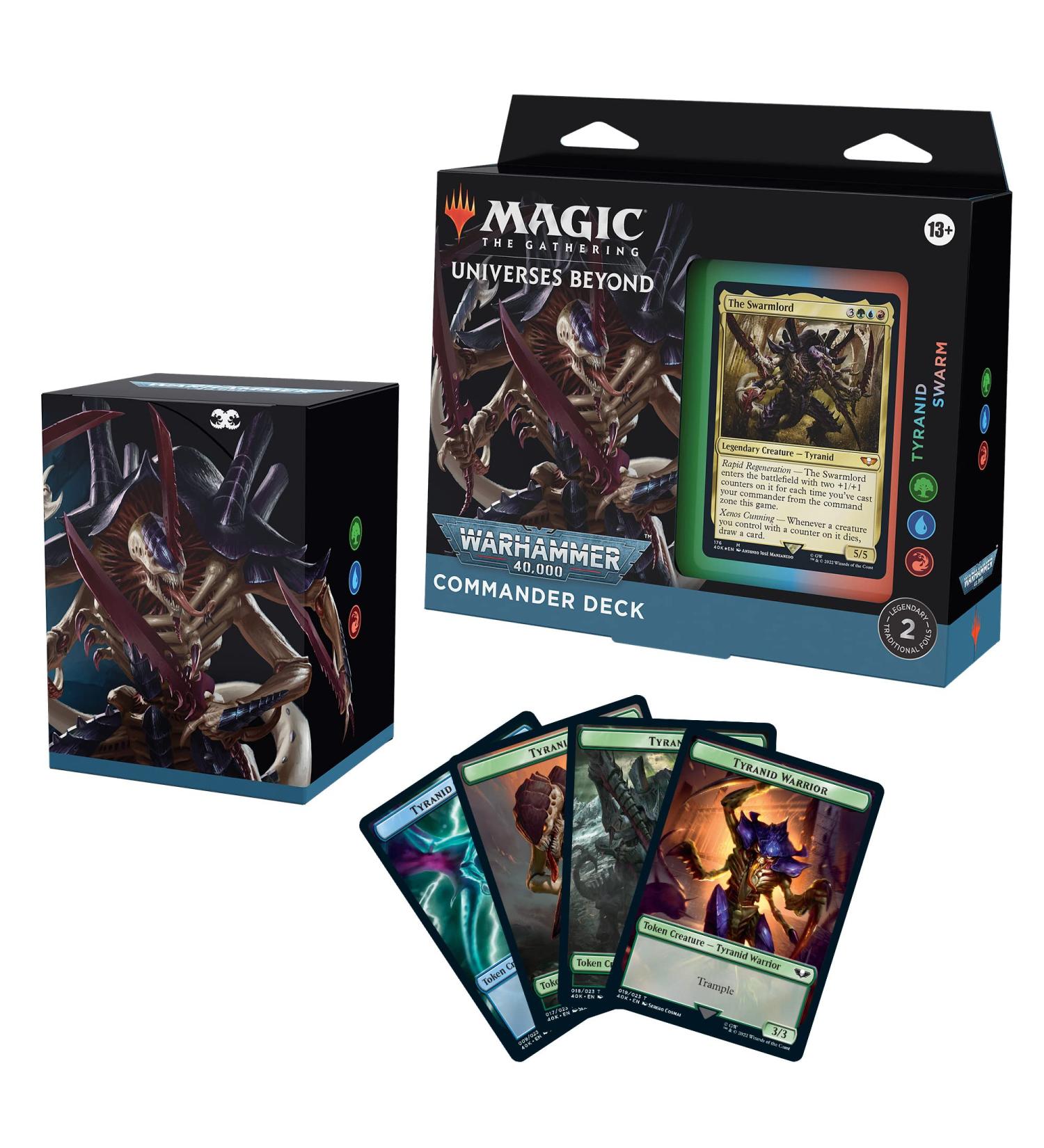 Magic The Gathering Universes Beyond Warhammer 40k Commander Deck - Tyranid Swarm - Buy Online on SooperMarket.com