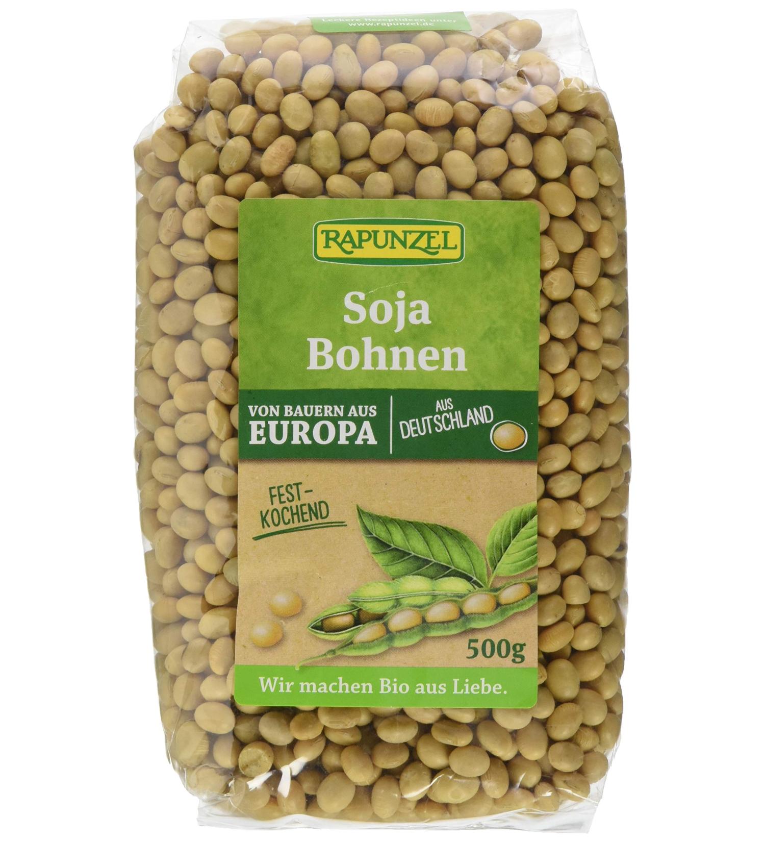 Buy Organic Rapunzel Soybeans - Pack of 2 (2 x 500g) | International Shipping Available - Buy Online on SooperMarket.com