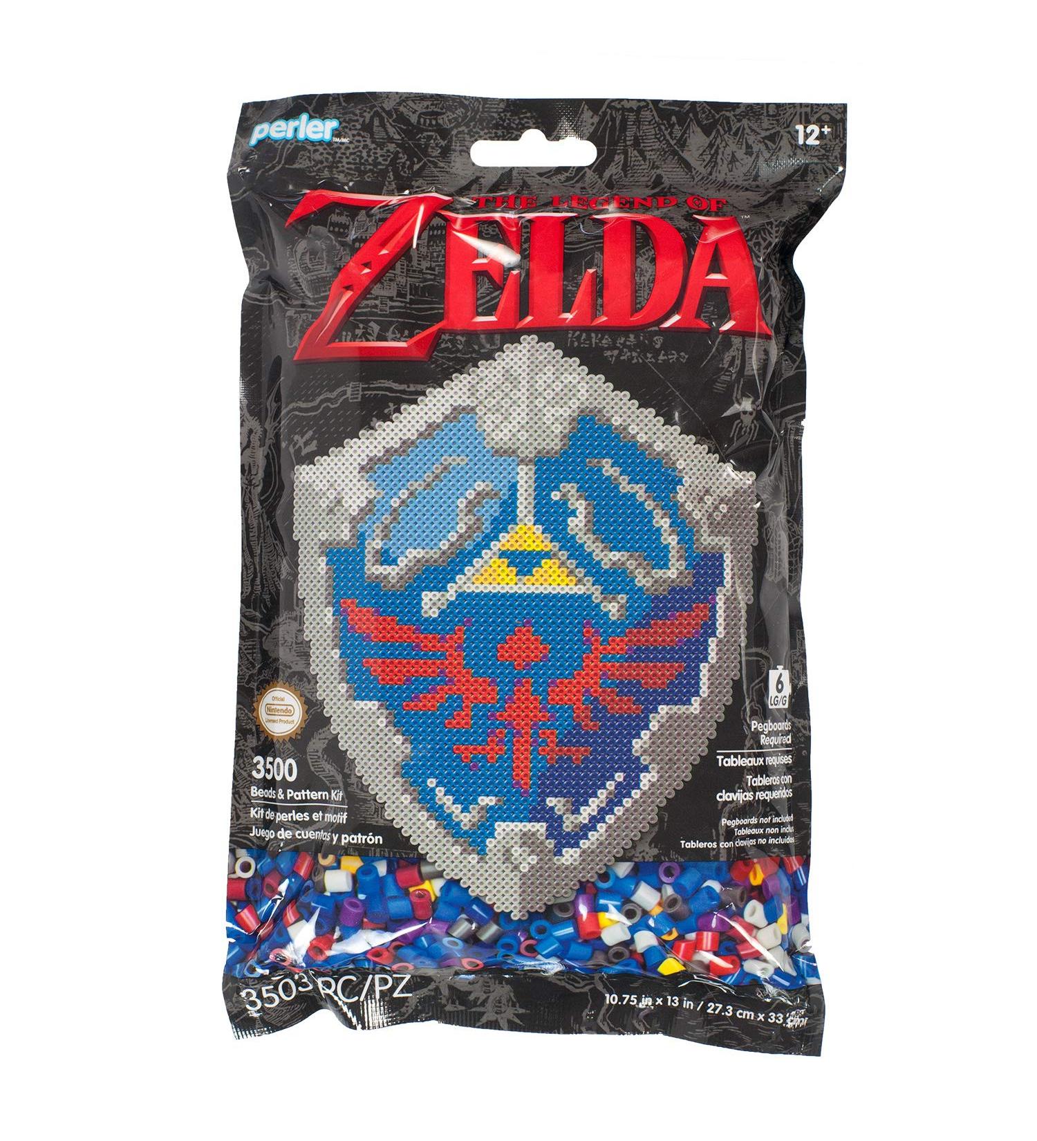 Perler Nintendo Legend of Zelda Hylian Shield Fuse Bead Kit - 3503pc - Buy Online on SooperMarket.com