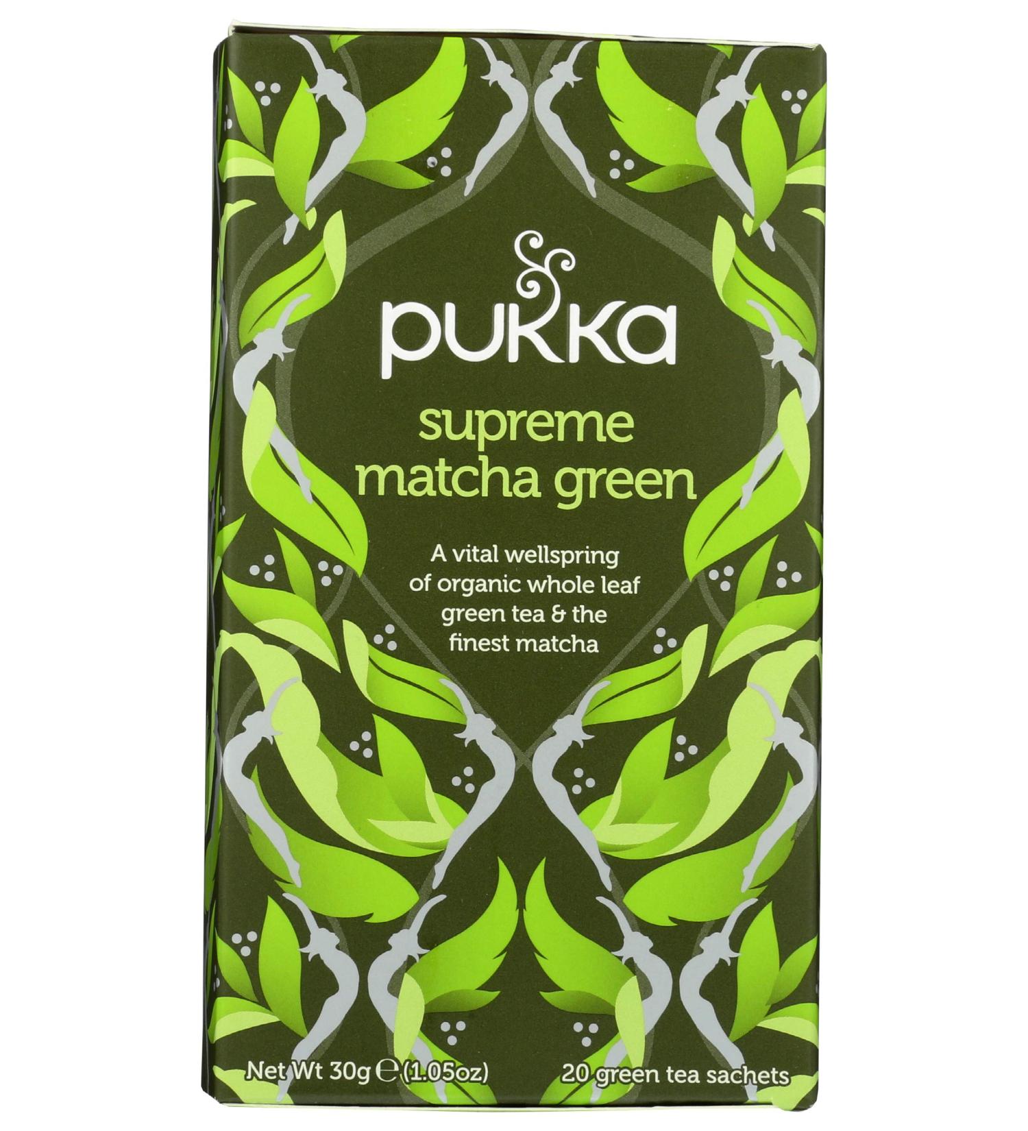 Organic Pukka Matcha Green Herbal Tea - 20 ct | Premium Quality & Flavor - Buy Online on SooperMarket.com