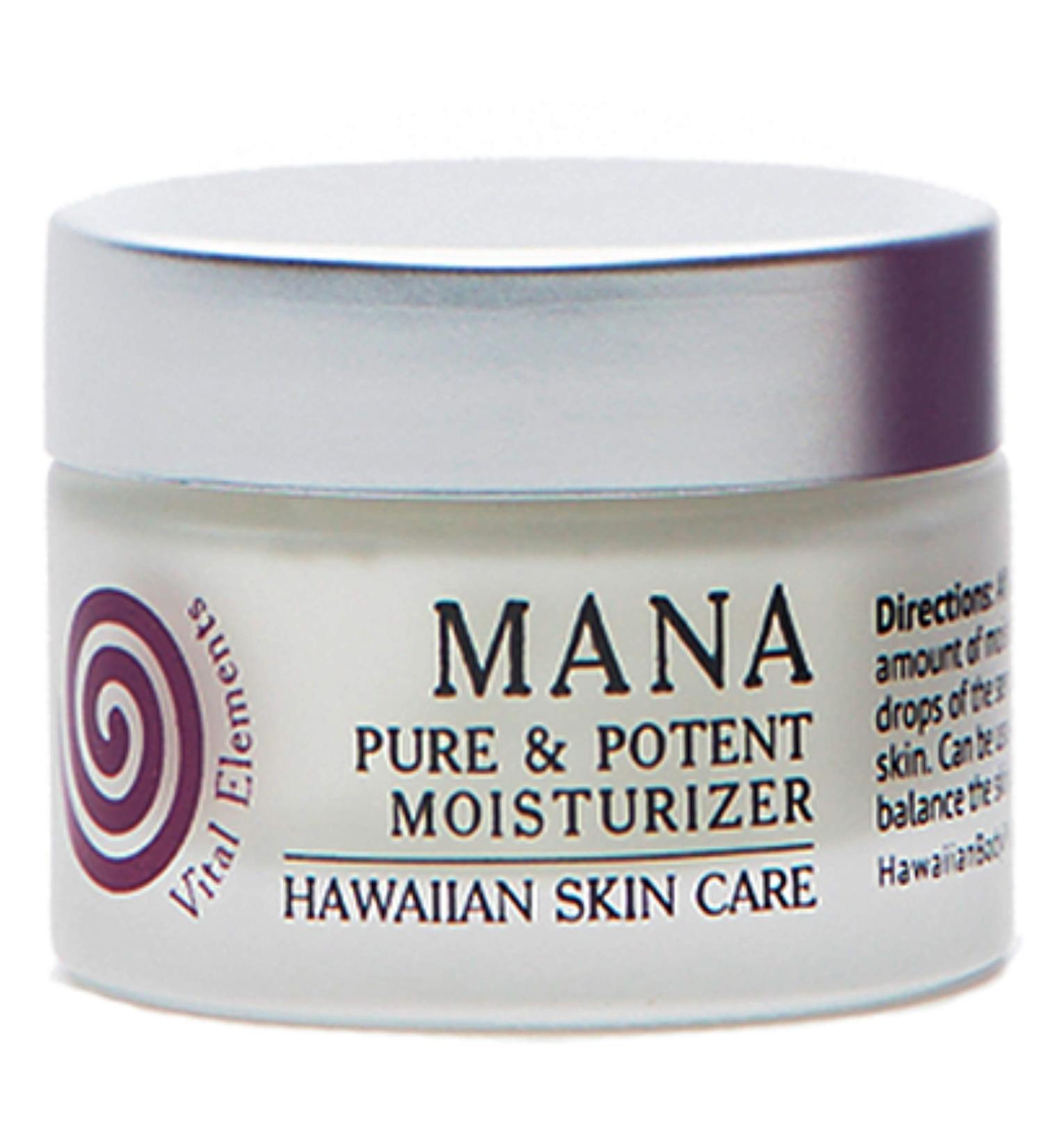 Ola Tropical Apothecary - Mana Anti-Aging and Hydrating Moisturizer - Facial Moisturizer with Pure Tropical Oils and Plant Extracts - 1Fl Oz