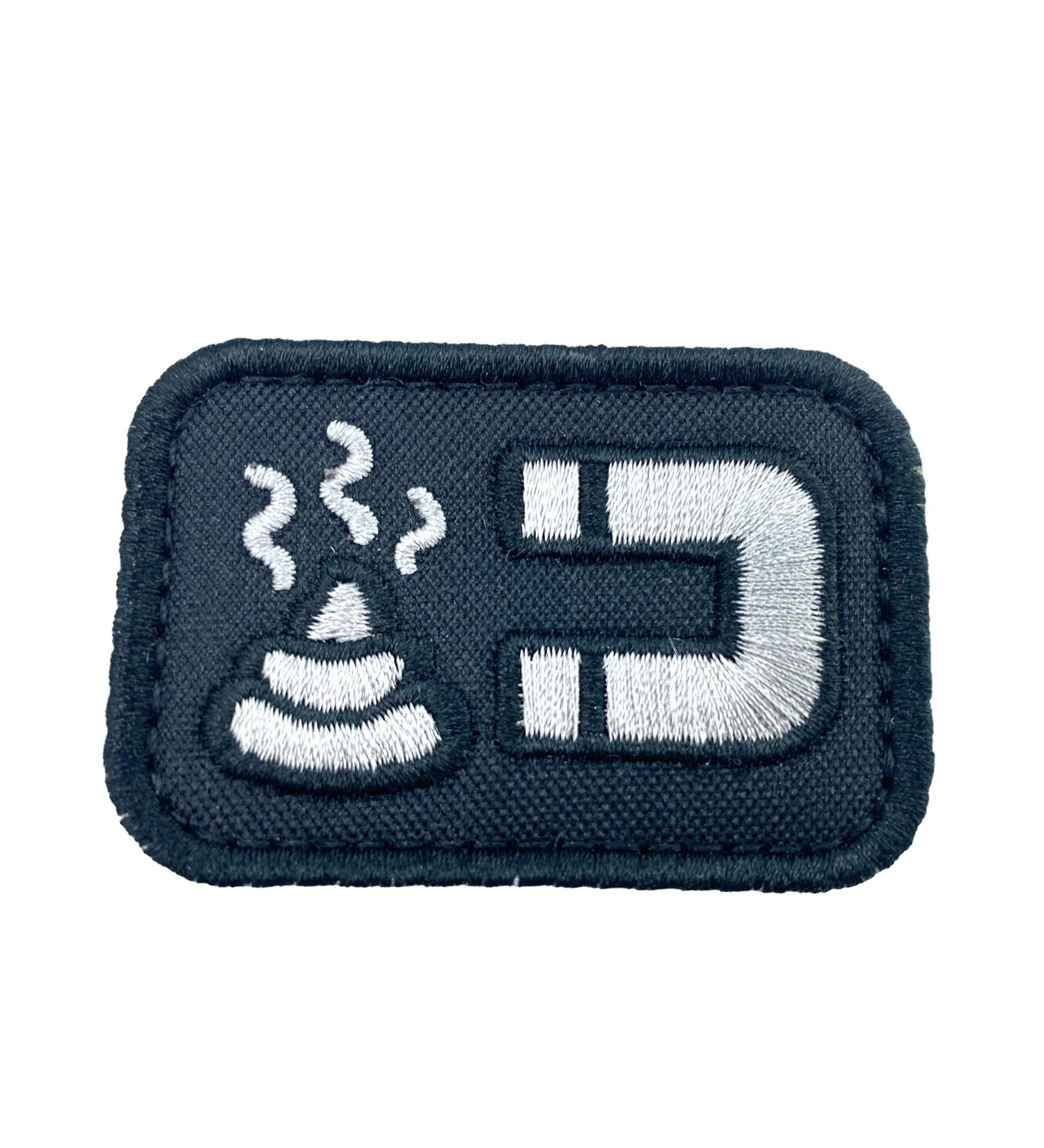 Shit Magnet Embroidered Airsoft Velcro Patch - Perfect for Cosplay & Tactical Gear | International Shipping - Buy Online on SooperMarket.com