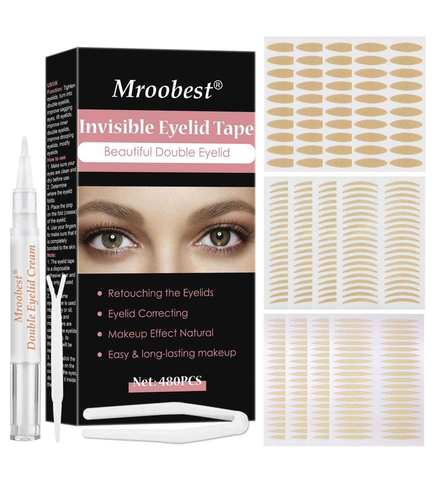 Ultra Invisible Double Eyelid Lifter Strips - Instant Lift for Heavy, Hooded, Uneven Eyelids - Buy Online on SooperMarket.com
