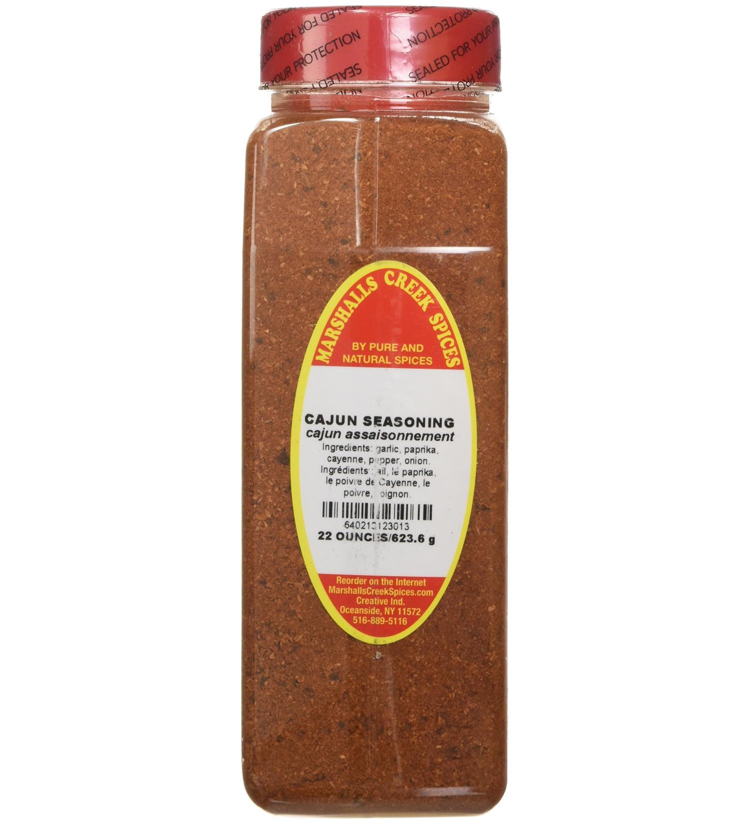 Marshalls Creek Spices Seasoning Cajun No Salt XL Size 22 Ounce - Buy Online on SooperMarket.com
