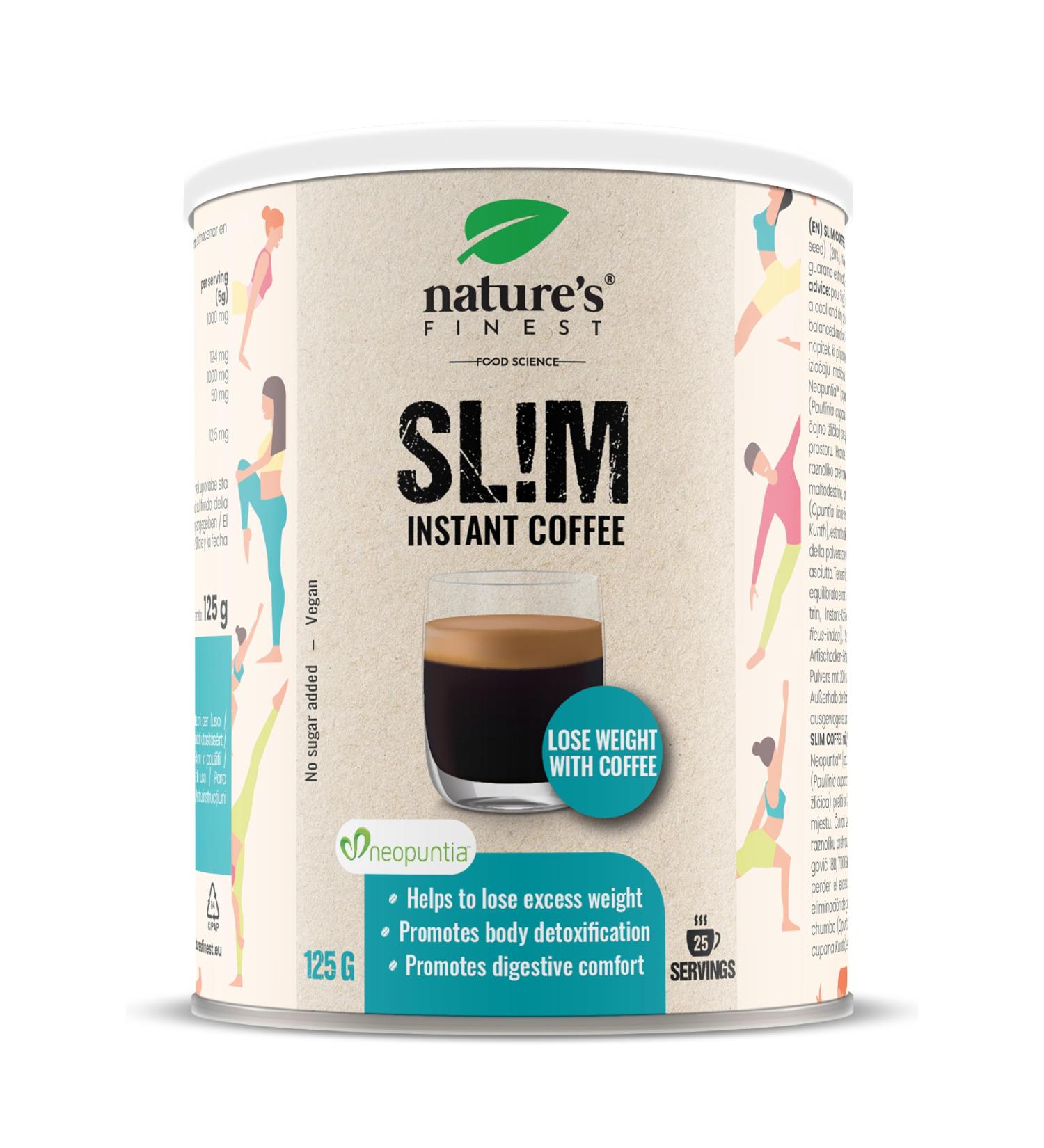 Nature's Finest by Nutrisslim Sl!m Coffee: Instant Coffee & Energy Drink Coffee Alternative with Guarana Powder Slimming Coffee for Weight Loss & Appetite Control Boosts Energy Vegan 1 - Buy Online on SooperMarket.com