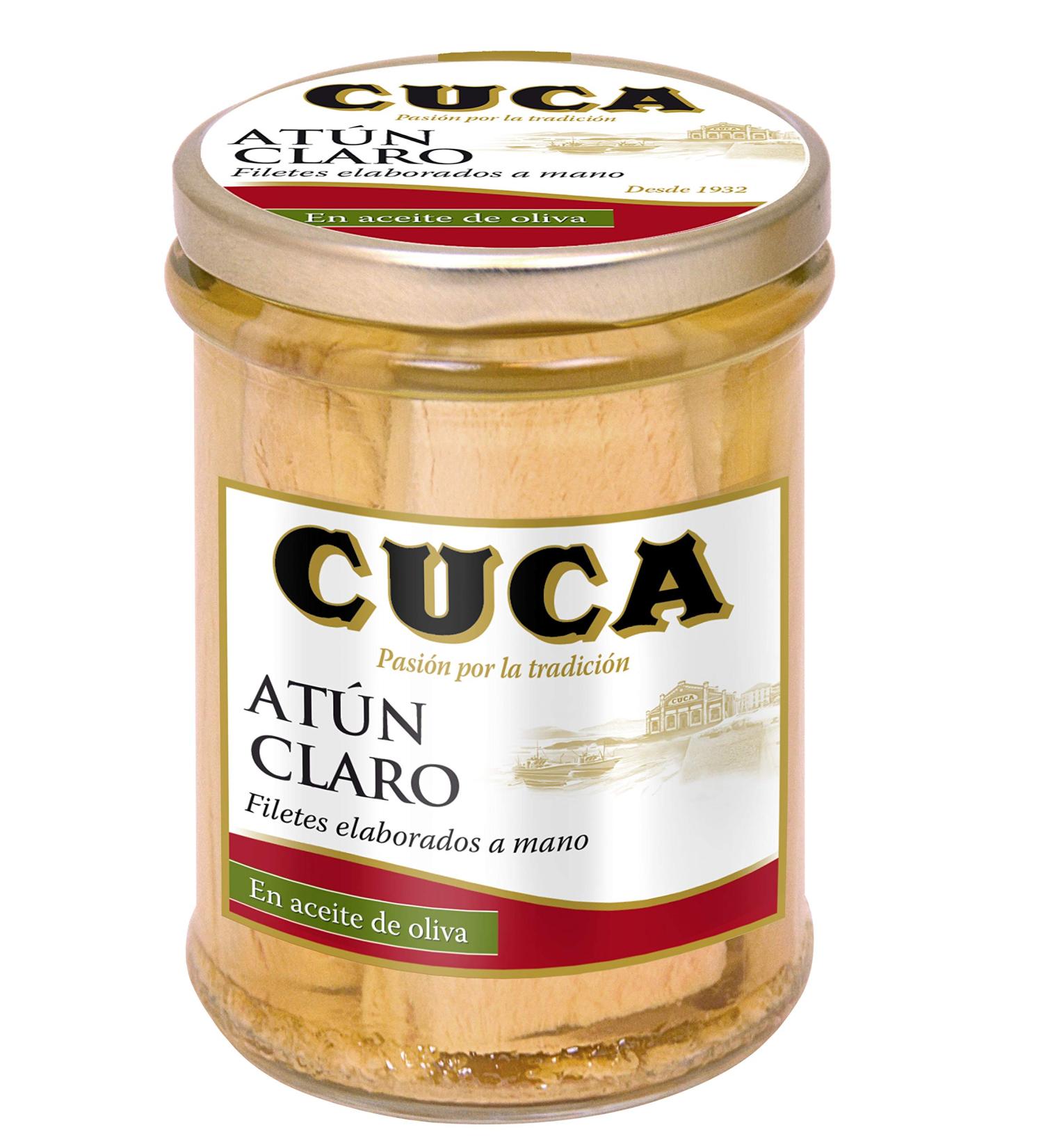 Cuca "White Tuna (Bonito Del Norte) Fillets in Olive Oil 8 Oz (Glass)