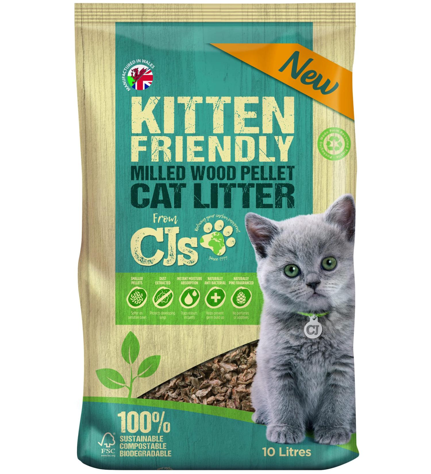 Blazers Kitten Friendly Cat Litter Beige 10L - Buy Online on SooperMarket.com