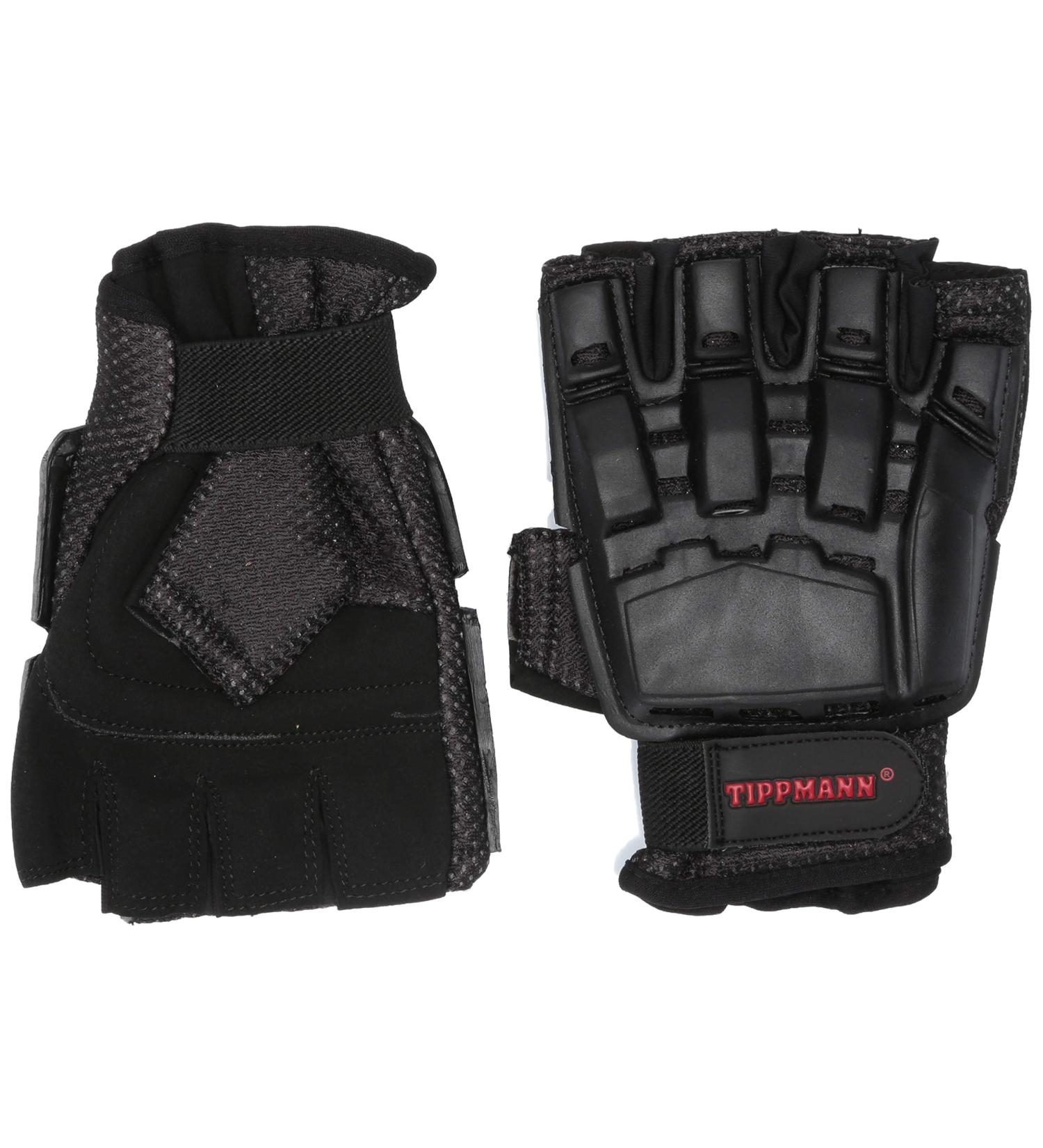 Tippmann Armored Gloves - Hard Back/Fingerless Large