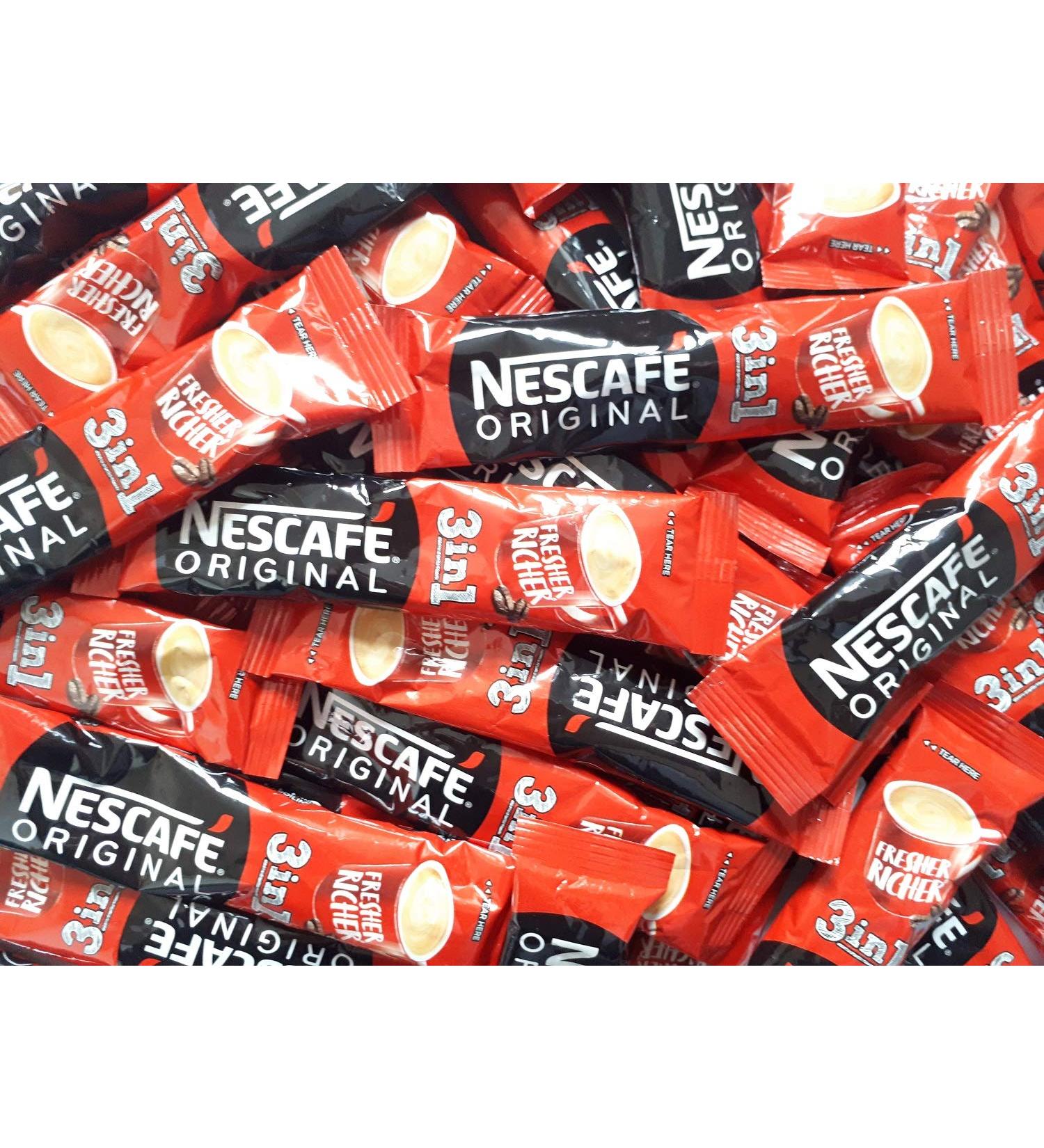 Nescafe 3in1 Original EU Made Instant Coffee Sachets (100 Sachets) - Long Expiry Date - 100 Count - Buy Online on SooperMarket.com