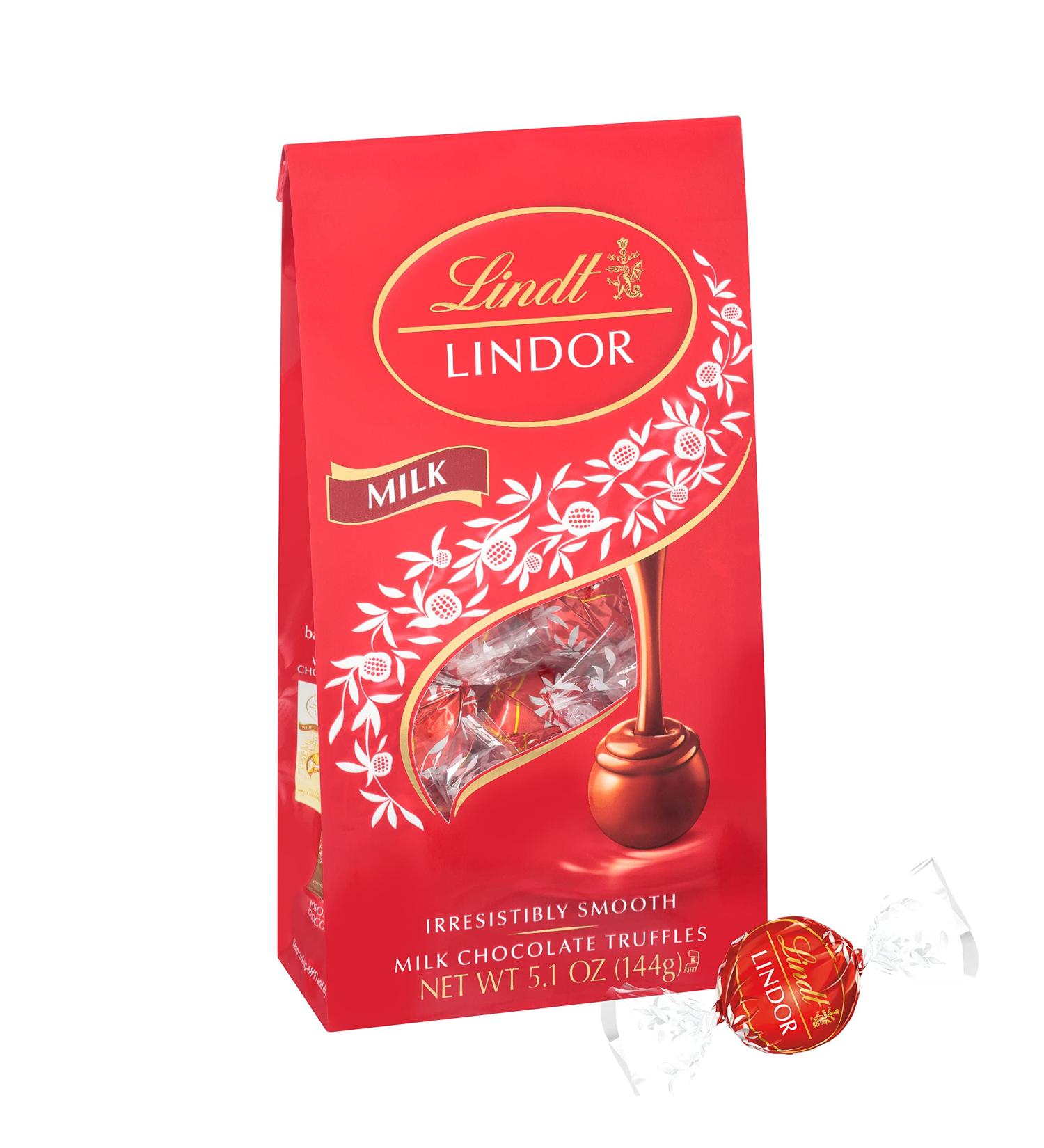 Lindt Lindor Truffle Milk Chocolate 5.1 oz - Decadent Swiss Treat - Buy Online on SooperMarket.com