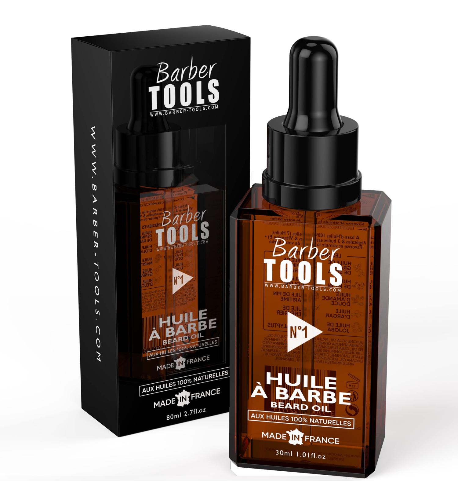 Beard Oil N 1 | 100% Natural | 30ml - Made in France | Promotes Beard Growth with Castor Oil 7 Vegetable Oils Essential Oils & Vitamin E - Premium Beard Care - Buy Online on SooperMarket.com