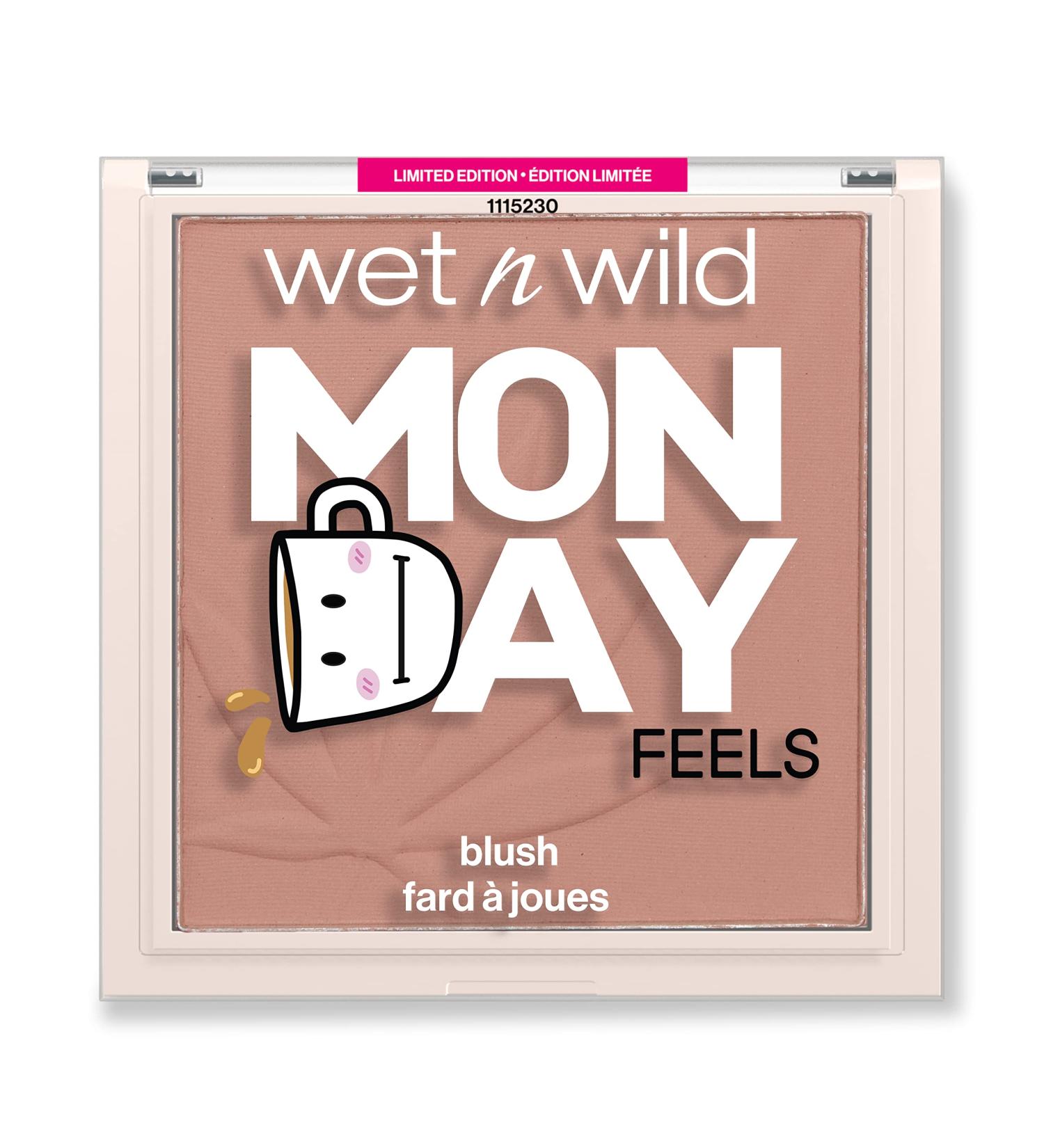Wet n Wild Mood Blush Complexion Enhancer - Monday Feels, Natural Coffee Infused - Buy Online on SooperMarket.com