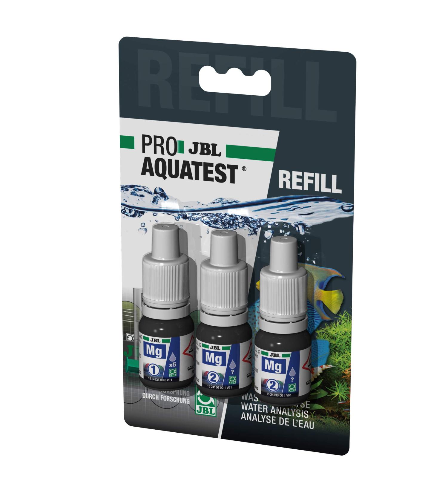 JBL Water Test Refill for Saltwater Aquariums - ProAquaTest Mg Magnesium Refill (3 Pack) - Essential Magnesium/Calcium for Healthy Aquatic Life - Buy Online on SooperMarket.com