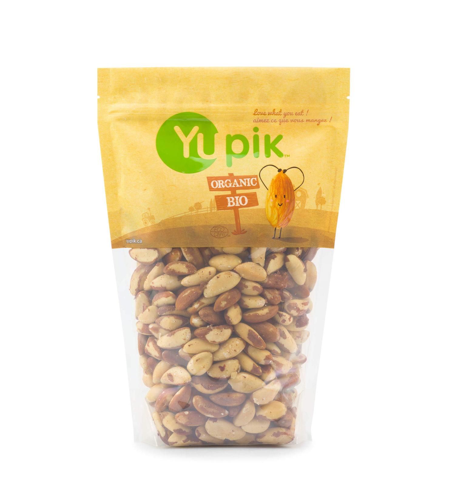 Yupik Organic Brazil Nuts 2.2 lb - Non-GMO, Vegan, Gluten-Free - Buy Online on SooperMarket.com
