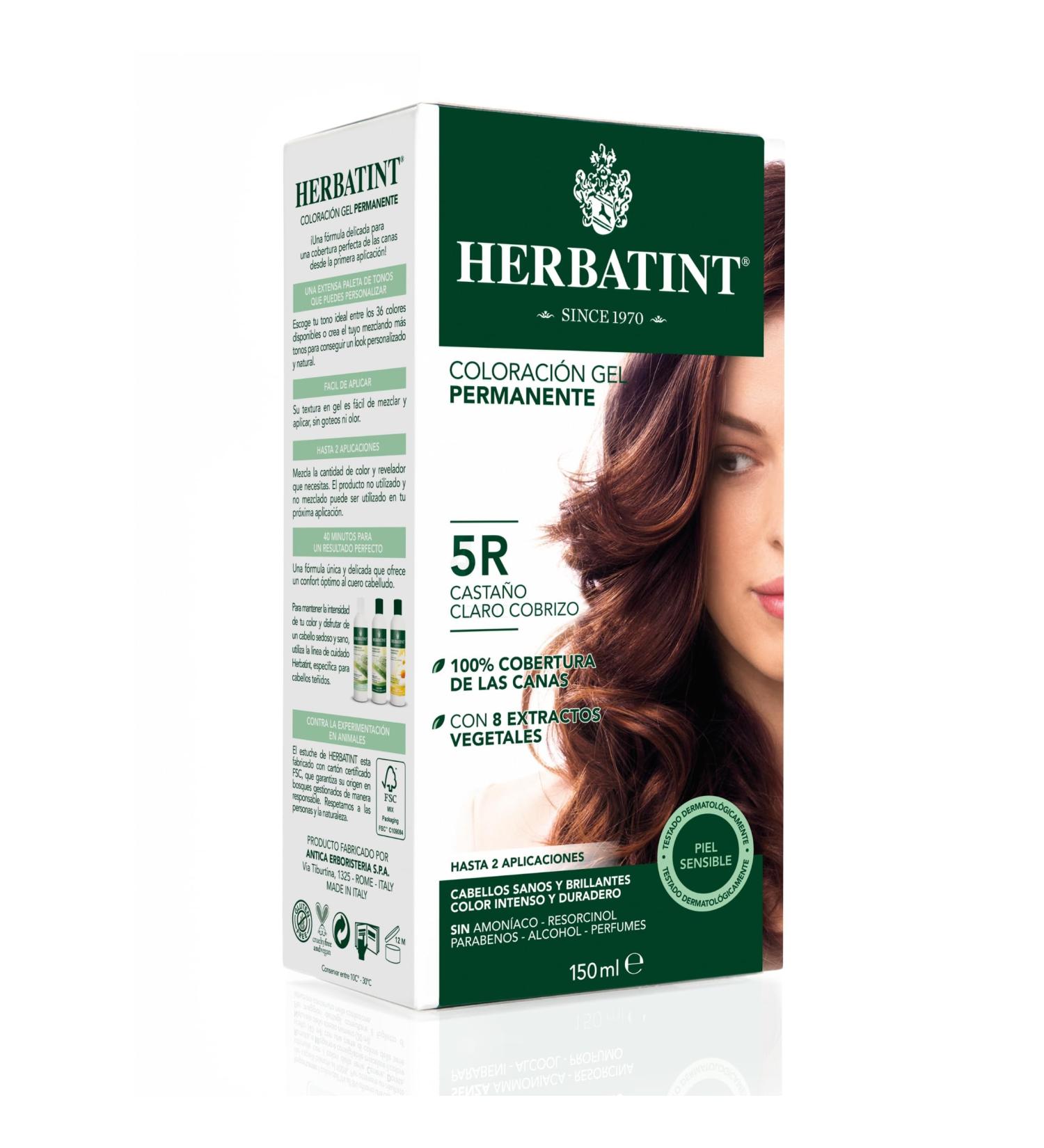 HERBATIN Dye Light Copper Chestnut 5R 150 ml Herbatin - Buy Online on SooperMarket.com