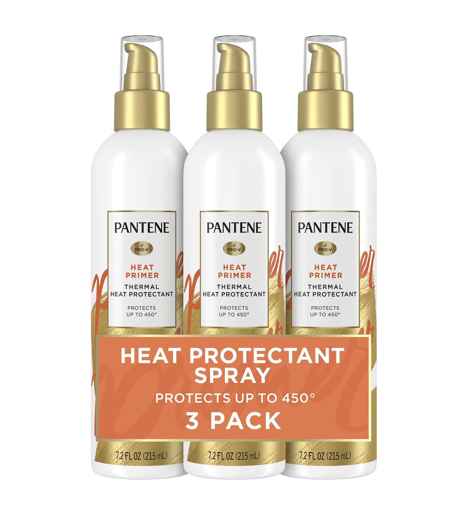 Pantene Pro-V Heat Protectant Spray Pack of 3 - 21.6 oz Total - Buy Online on SooperMarket.com