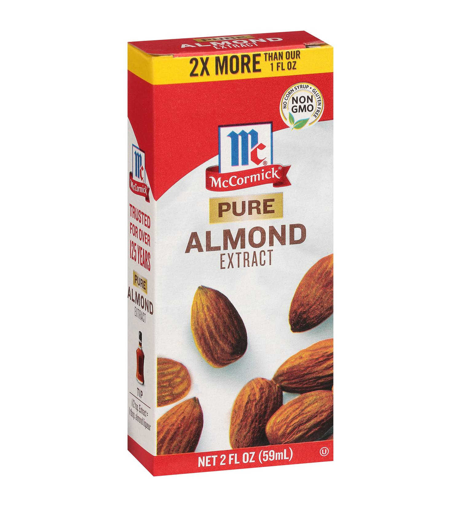 McCormick Pure Almond Extract 2 fl oz - Authentic Flavor Enhancer (Pack of 1) - Buy Online on SooperMarket.com
