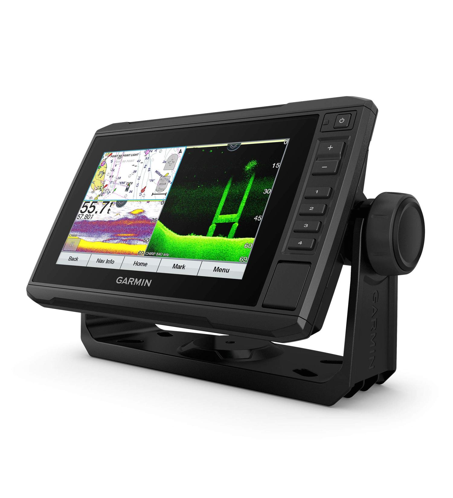 Garmin ECHOMAP UHD 74Cv 7 Touchscreen Chartplotter with U.S. BlueChart G3 and GT24UHD-TM Transducer - Buy Online on SooperMarket.com