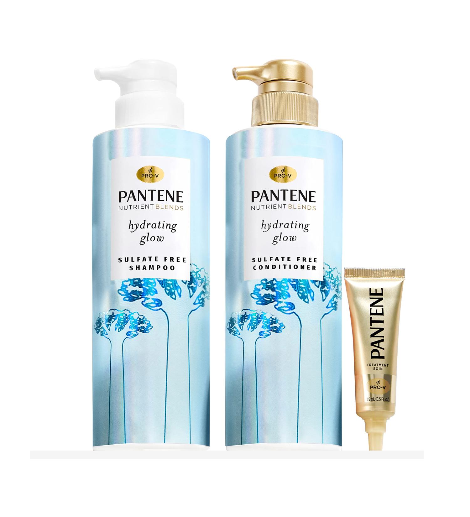 Pantene Hydrating Glow Baobab Shampoo, Conditioner & Treatment Set - Buy Online on SooperMarket.com