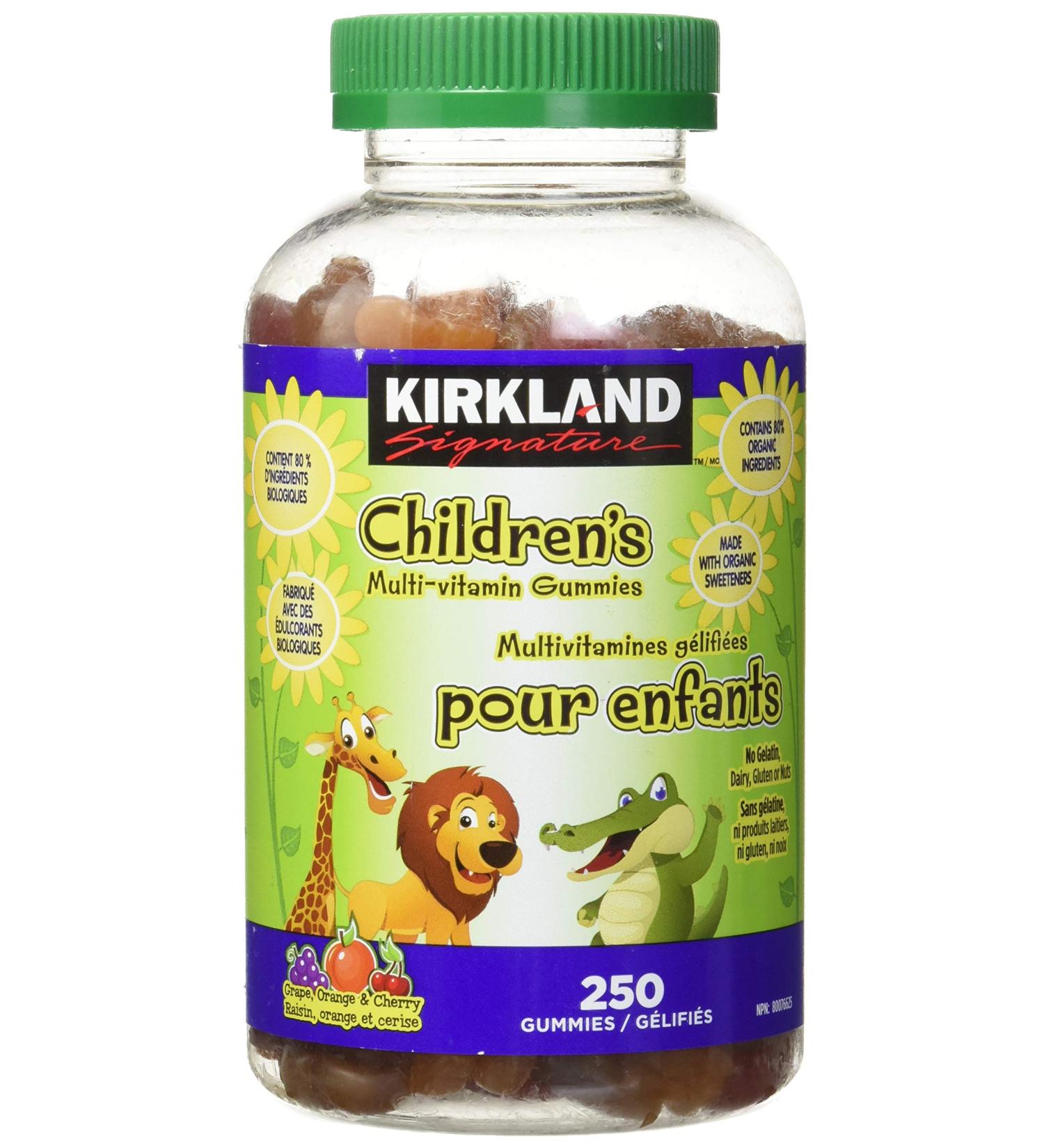 Kirkland Signature Children's Multi-vitamin Gummies - 250 Gummies - Buy Online on SooperMarket.com