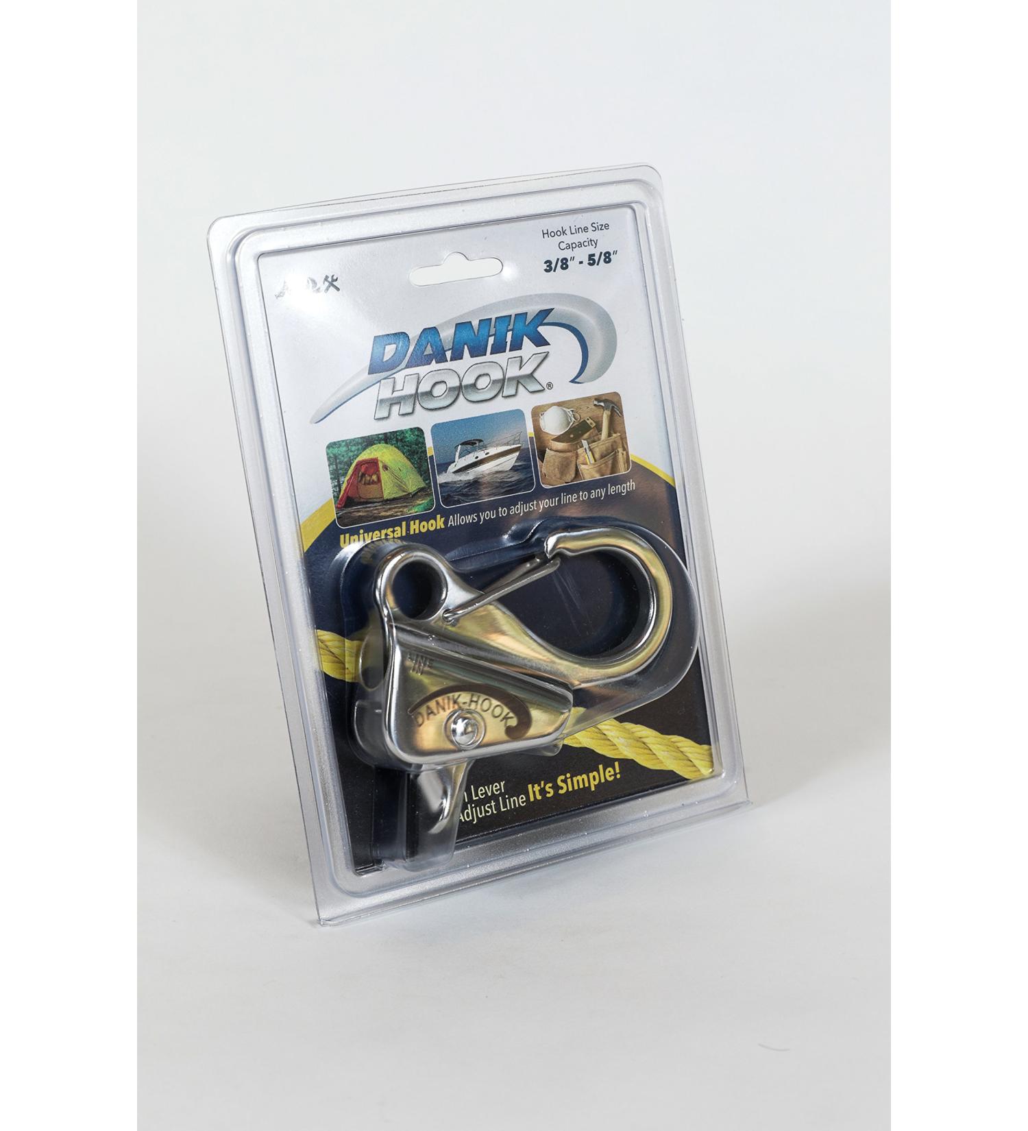 Danik Hook Stainless Steel (2 Pack) - Knotless Anchor System, 8000 lb Capacity - Buy Online on SooperMarket.com