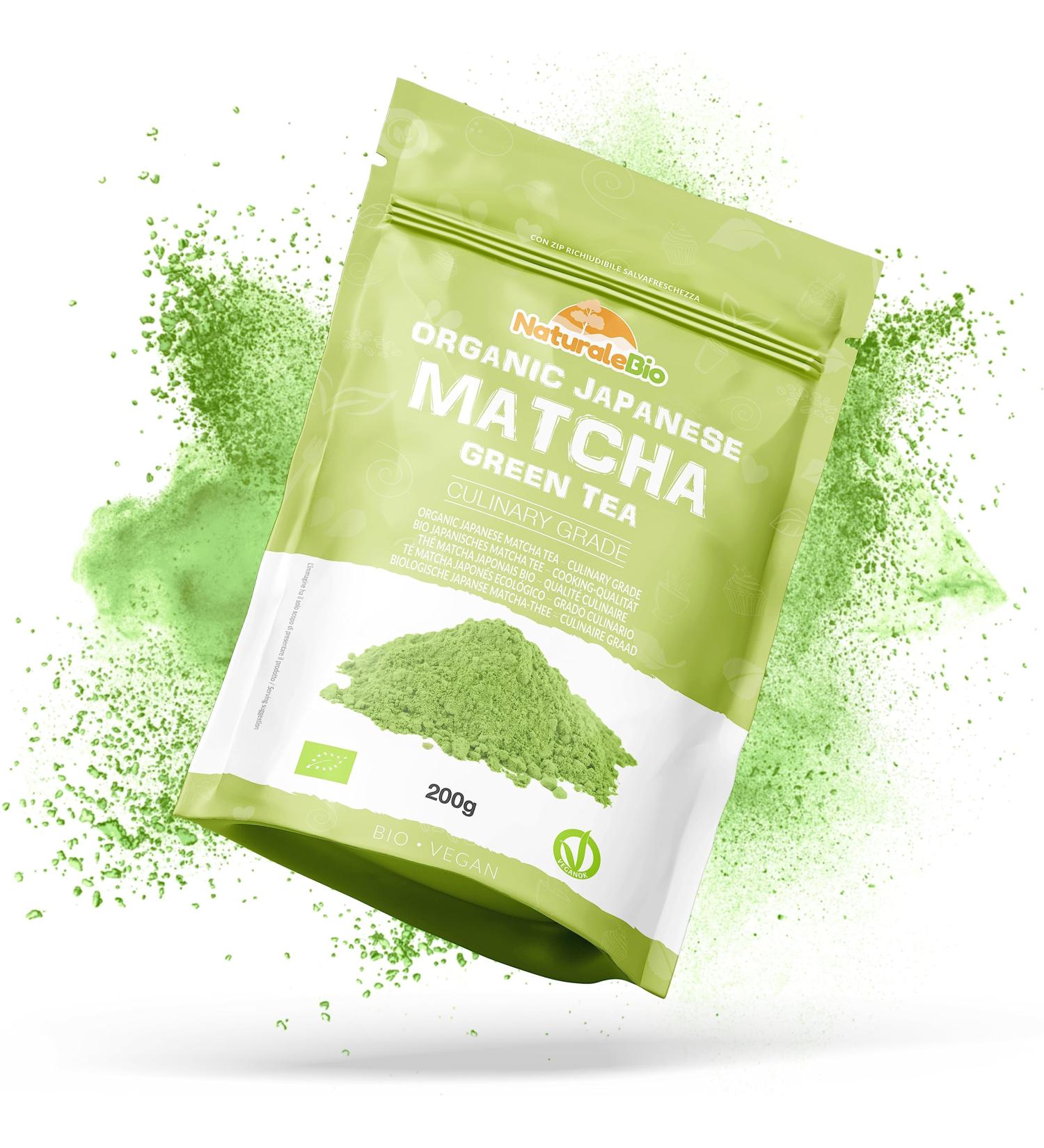 Japanese Organic Matcha Green Tea Powder - Culinary Grade 200g | Uji Kyoto Tea for Cooking, Baking & Smoothies | Vegan & Vegetarian Friendly - Buy Online on SooperMarket.com