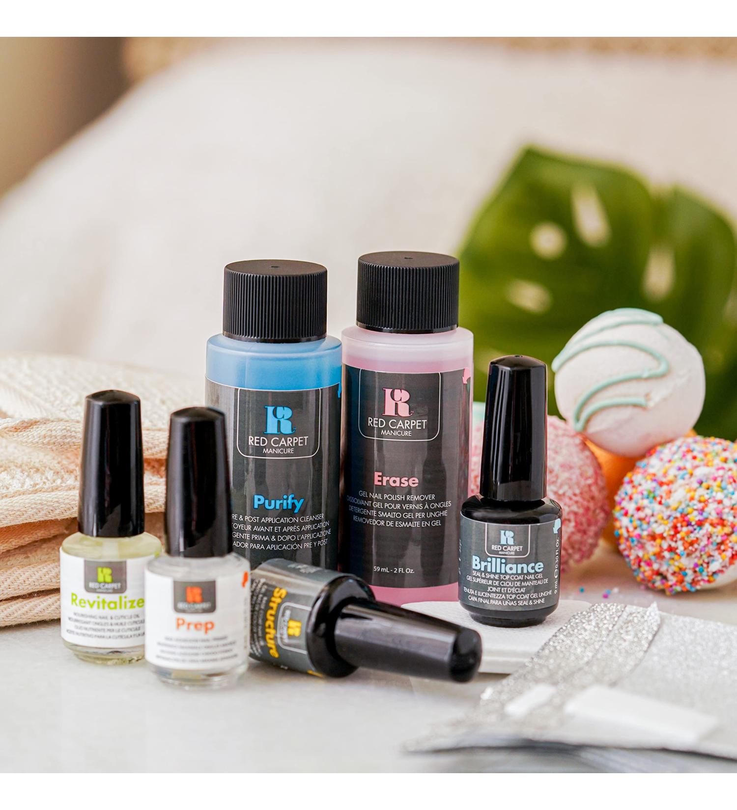 Red Carpet Manicure LED Gel Polish Application Kit - 6 Piece Set - Buy Online on SooperMarket.com