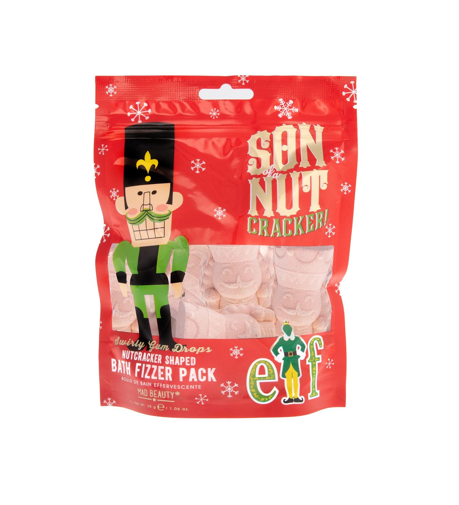 MAD BEAUTY Warner Bros Elf Nutcracker Bath Fizzers  Swirly Gum Drop Scented Bath Salts (6x1.06oz)  Body Care  Healthy Glowing Skin  Relax & Unwind