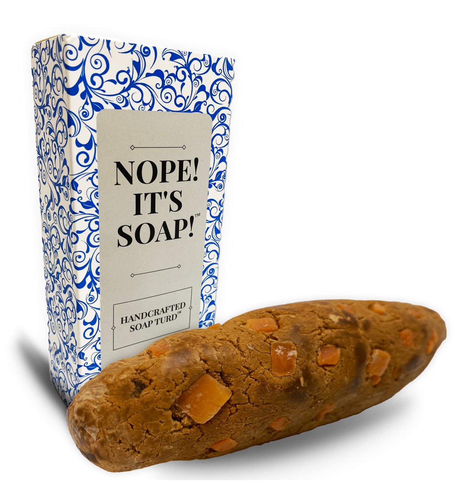 Fake Poop Soap - Handcrafted Gag Gift & Prank Soap for Men Kids & Adults - Realistic Turd Bar Vanilla Scented - Buy Online on SooperMarket.com