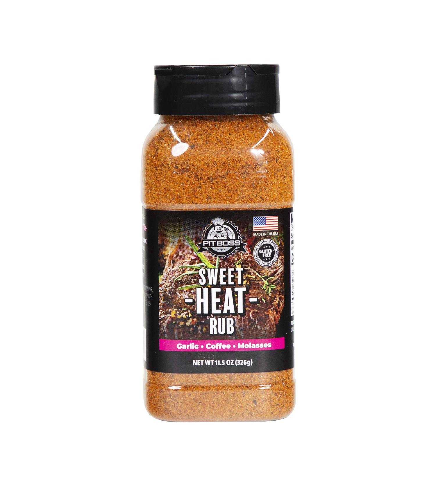 Pit Boss 40329 Sweet Heat Rub Grill Spices - Multicolored | BBQ Seasoning Blend - Buy Online on SooperMarket.com