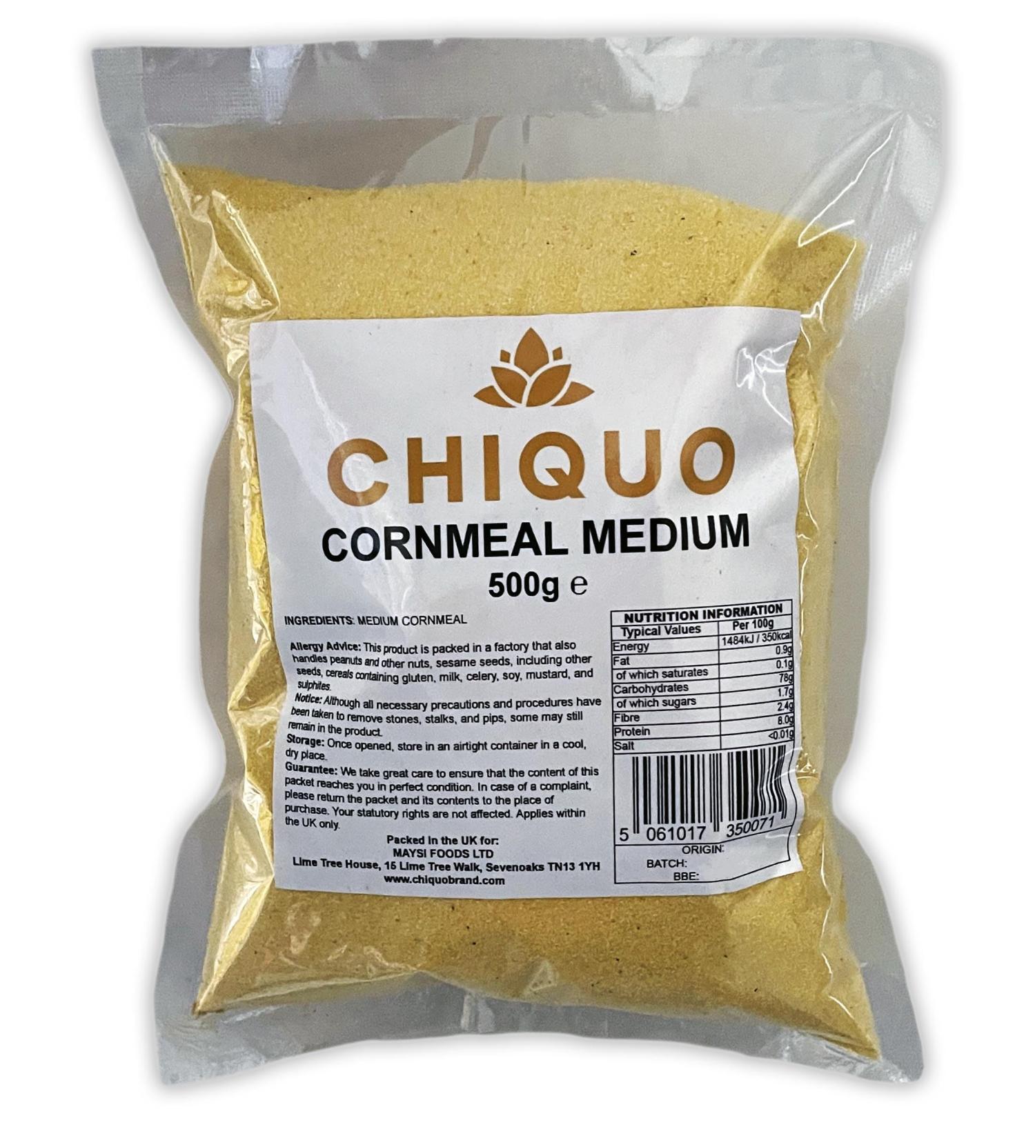 Chiquo Cornmeal Medium - 500g - Buy Online on SooperMarket.com