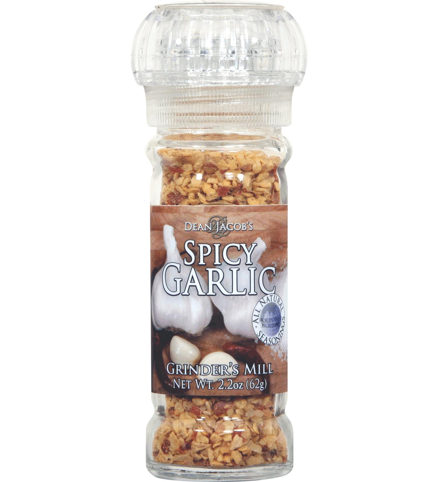 Dean Jacobs Grinder Spicy Garlic, 2.2-Ounce