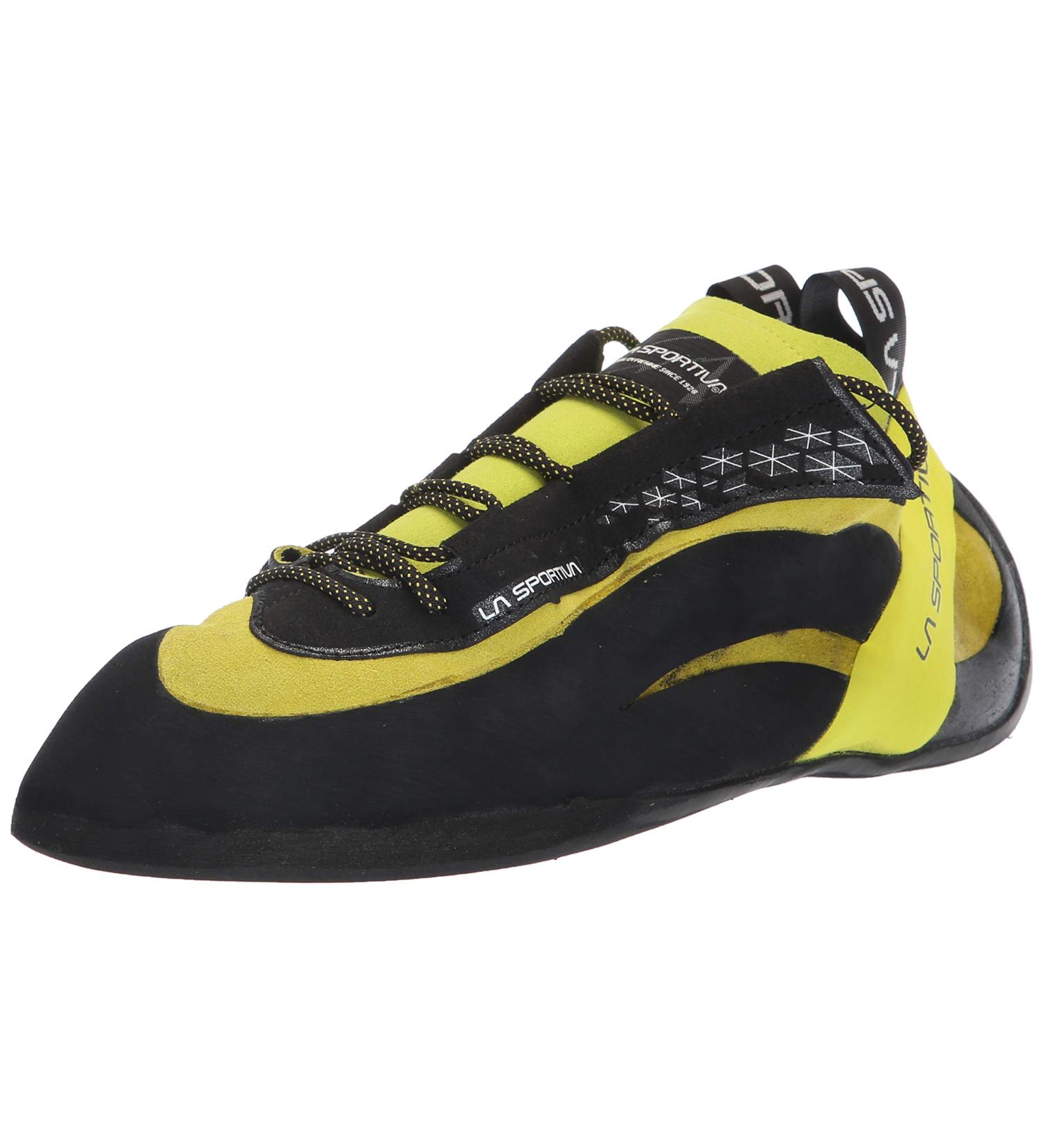 La Sportiva Men's Miura Climbing Shoe Lime 11.5 - Performance and Precision for Climbers - Buy Online on SooperMarket.com