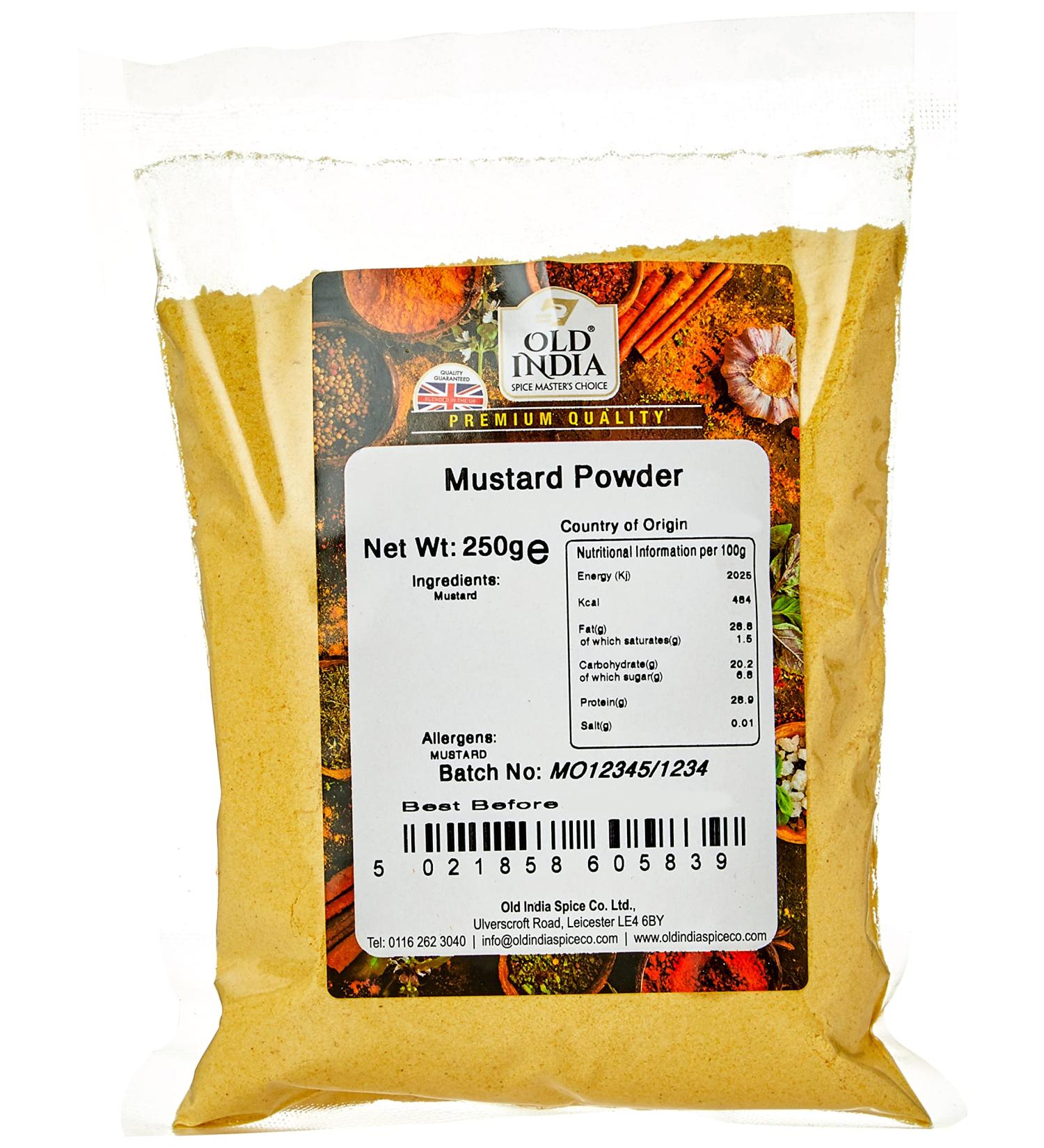 Old India Mustard Powder 250g - Authentic Indian Spice Blend - Buy Online on SooperMarket.com