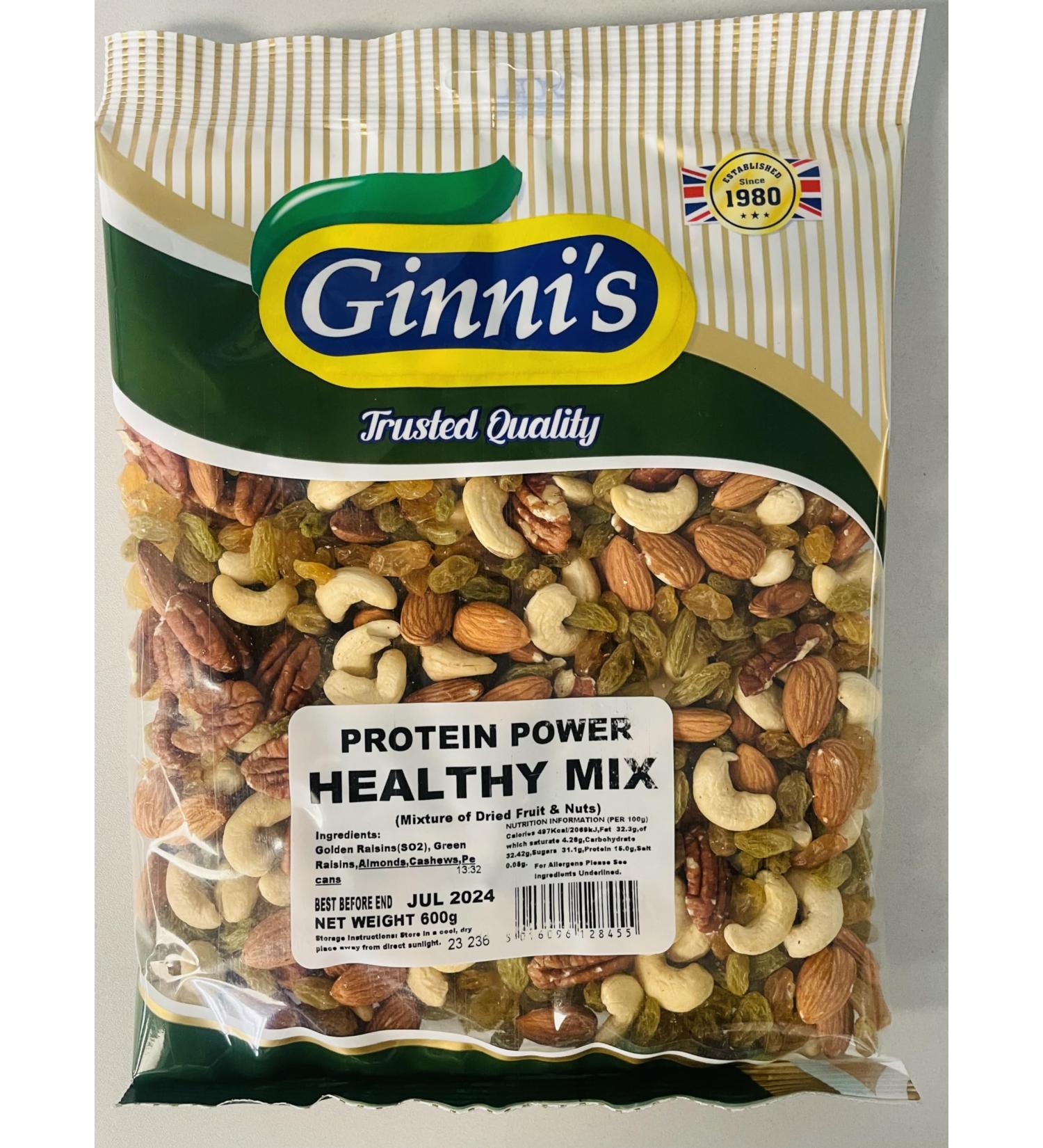 Fruit and Nut Mix 1.2kg Premium Quality Unsalted Mixed Nuts and Dried Fruits Suitable for Vegetarian Diets Healthy Mix 2x600g.