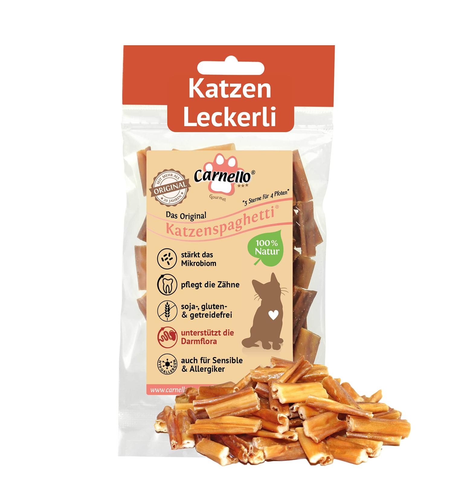 Carnello Cat Treats - Spaghetti Snacks & Delicacies for Cats | Healthy Cat Treats (30g) - International Shipping - Buy Online on SooperMarket.com