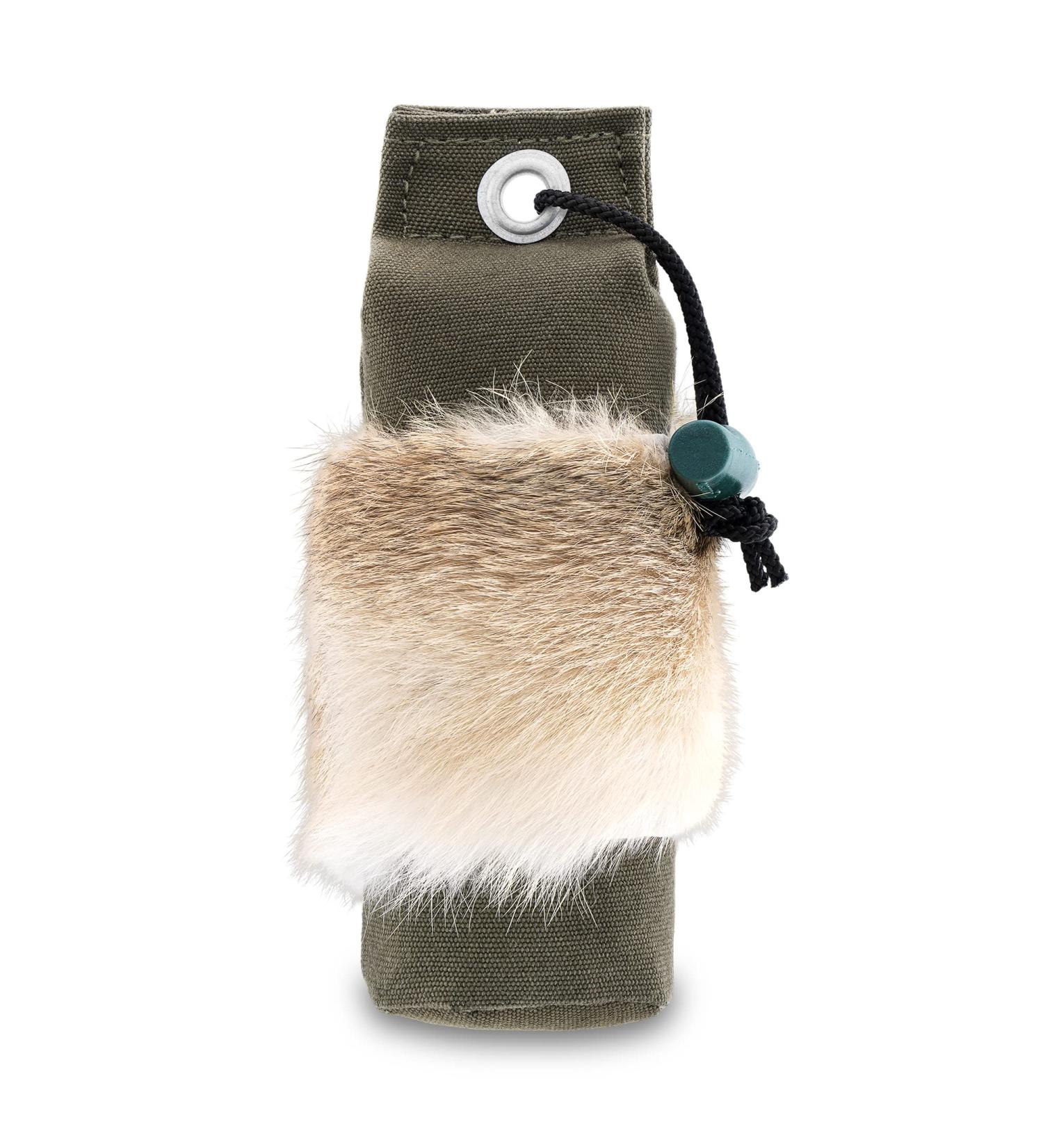 Firedog Dummy with Real Rabbit Fur - Durable Wild Retrieving Toy for Dogs & Puppies (250g) - Buy Online on SooperMarket.com