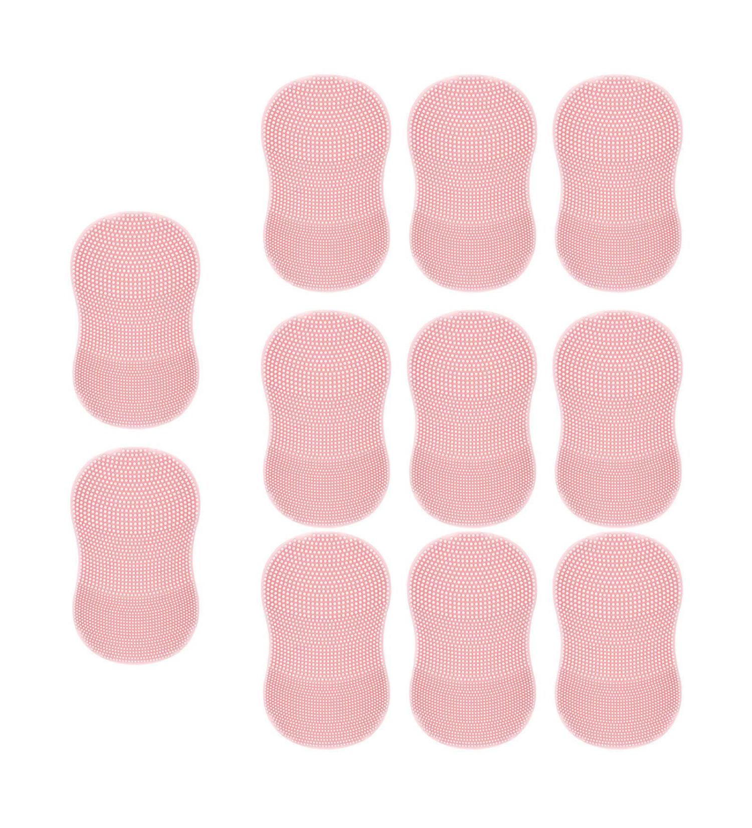 Face Cleansing Brush Small Deep Cleaning Face Brush Silicone Scrubber - Ergonomic Grip Women Men Face Scrubber for Massaging for Travelling Dormitory Pink - Buy Online on SooperMarket.com