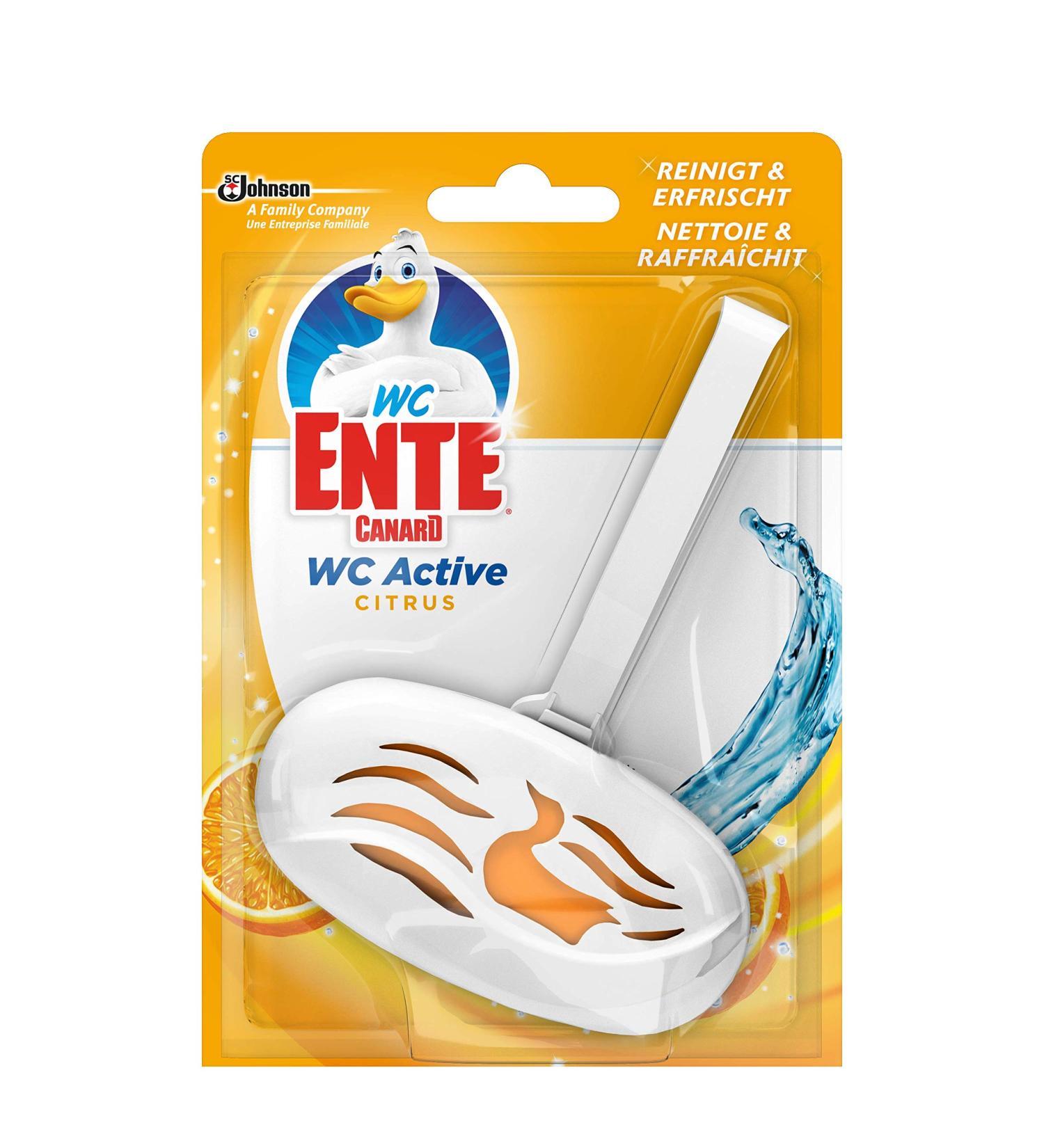 WC-Ente WC Active Hanger Starter - Citrus Freshness 1-Pack (40g) for International Shipping - Buy Online on SooperMarket.com