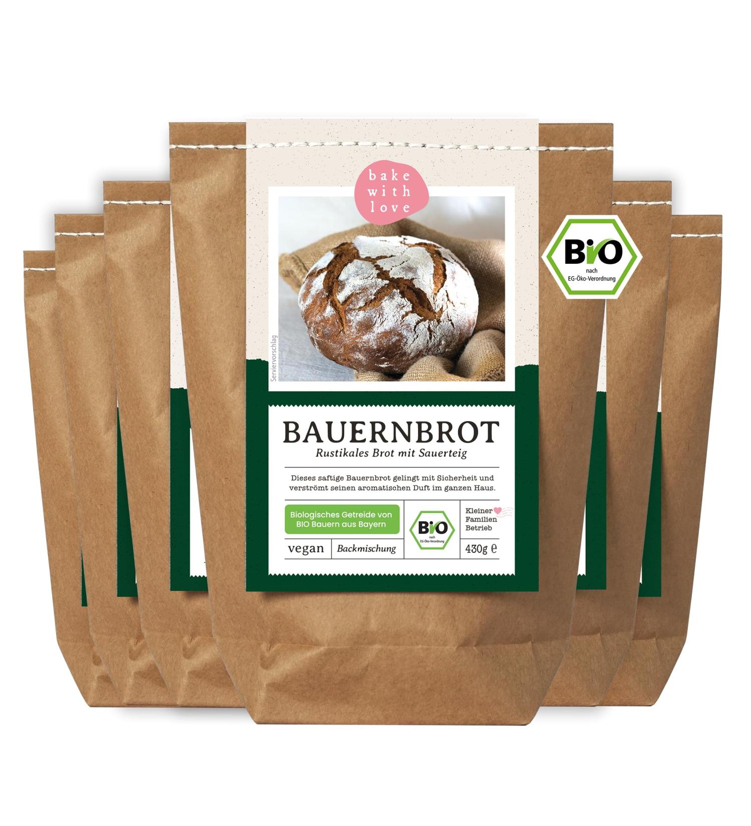 Buy Farm Bread Organic Baking Mix - Sourdough Bread Baking Maker - 6 Pack for Fresh Homemade Bread - Buy Online on SooperMarket.com