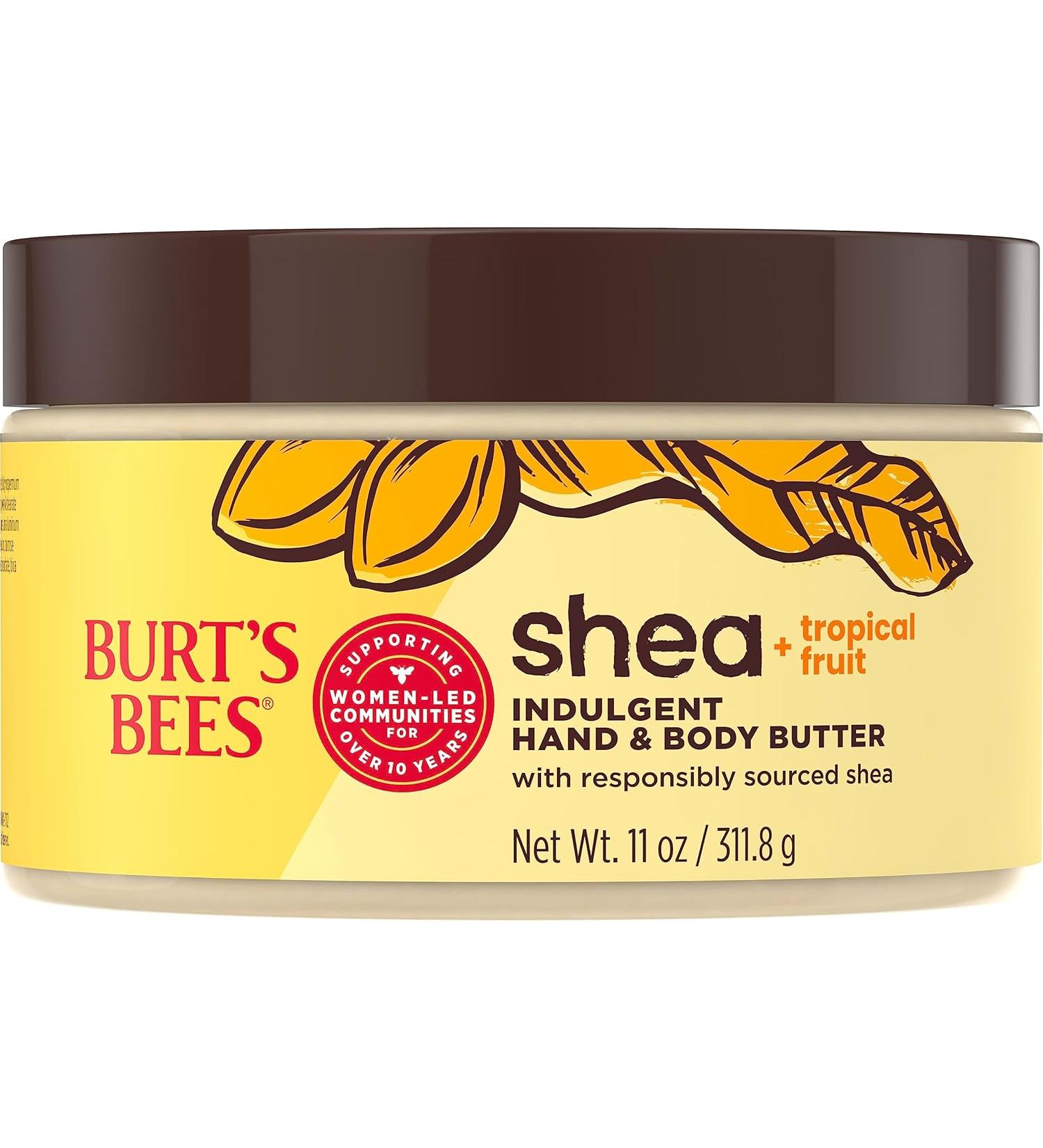 Burt's Bees Shea + Tropical Fruit Indulgent Hand and Body Butter - 11 Oz. - Buy Online on SooperMarket.com